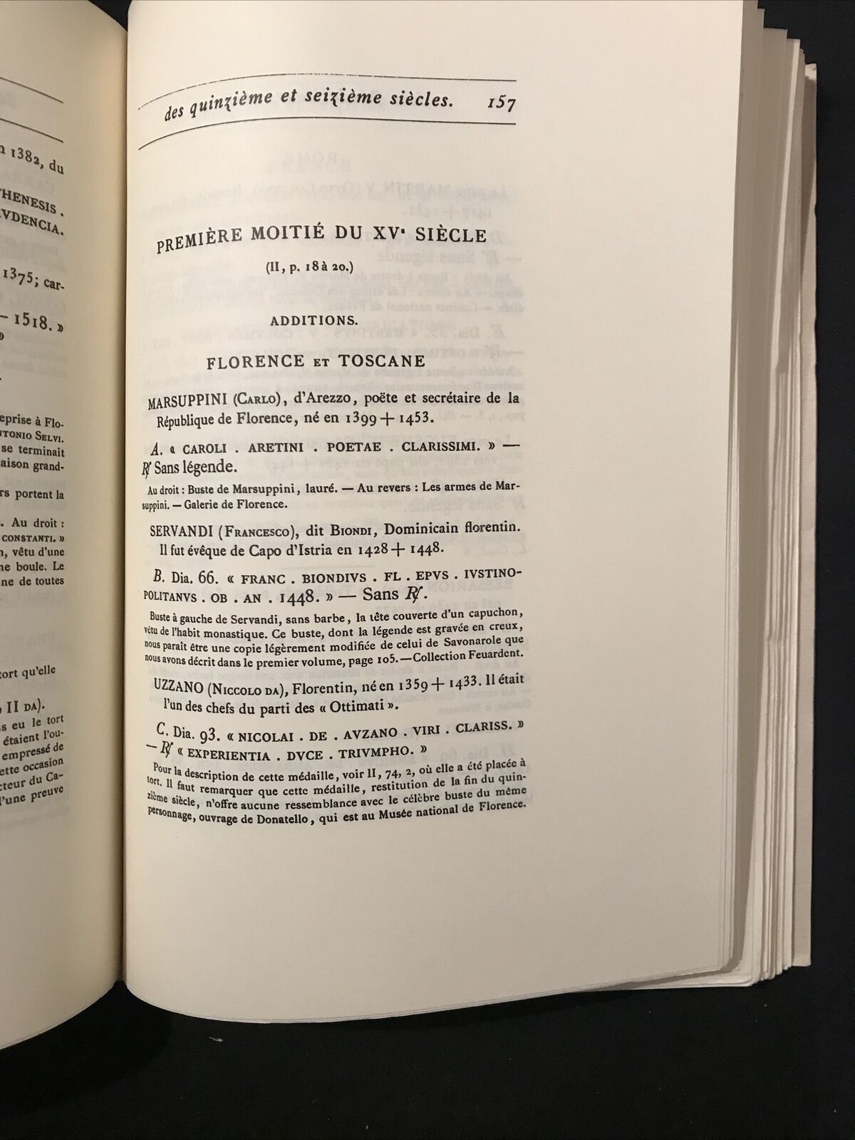 Les médailleurs italiens des XV et XVI siècles, FORNI RIST.ANASTATICA,TOME 3 #