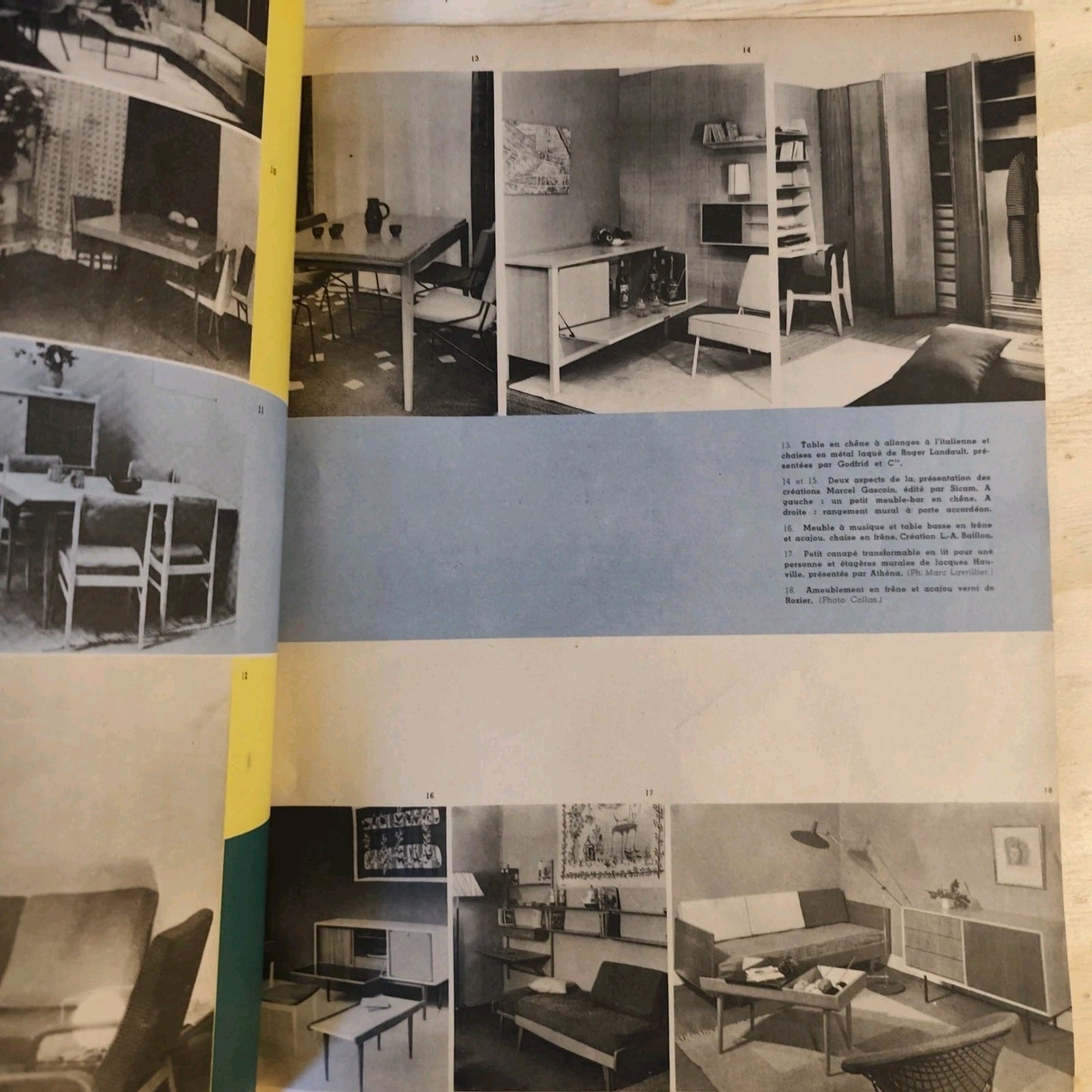 Meubles et decors Journal de L'ameublement 1956 n. 694 695