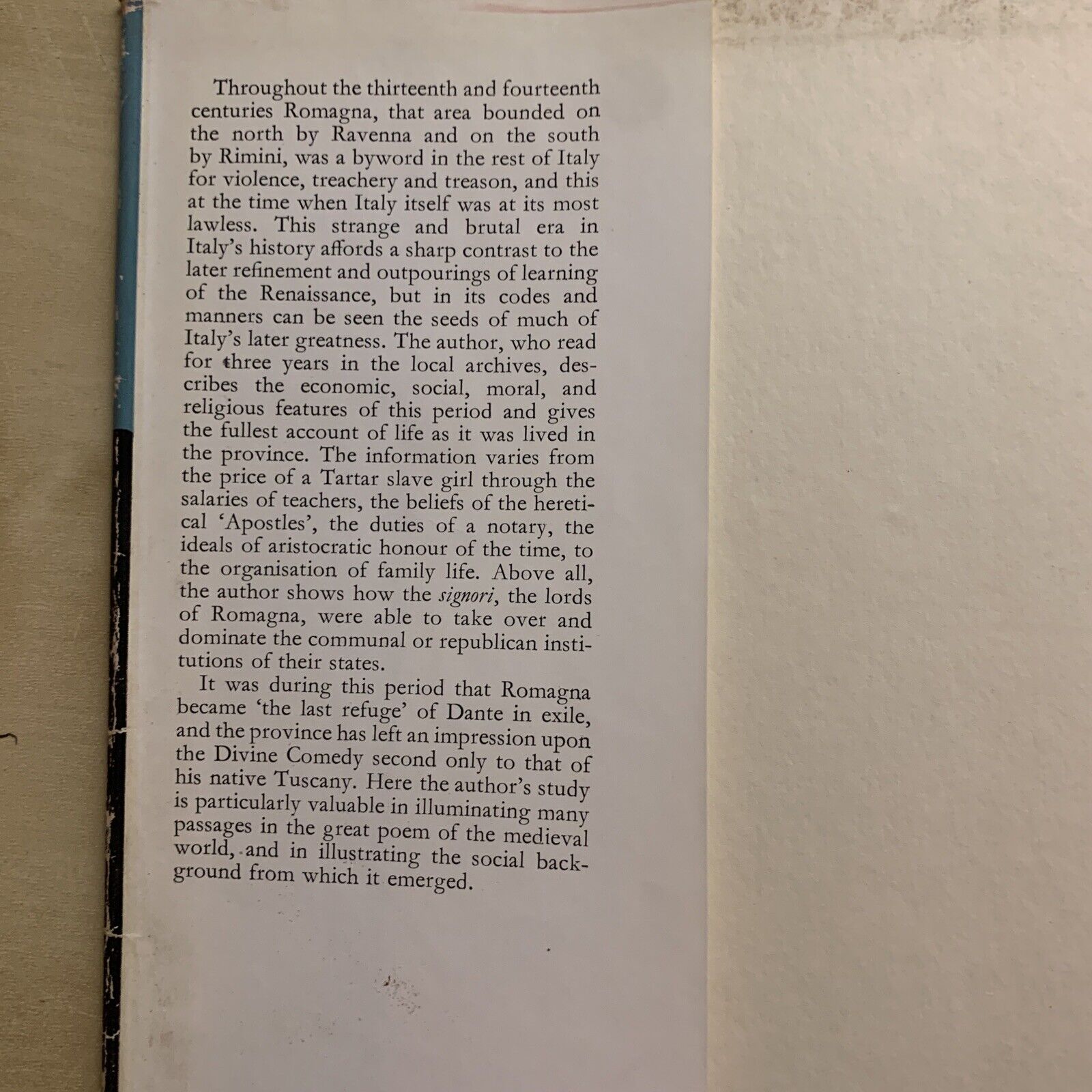 THE LORDS OF ROMAGNA - ROMAGNOL SOCIETY and the origin of the signorie. Larner #