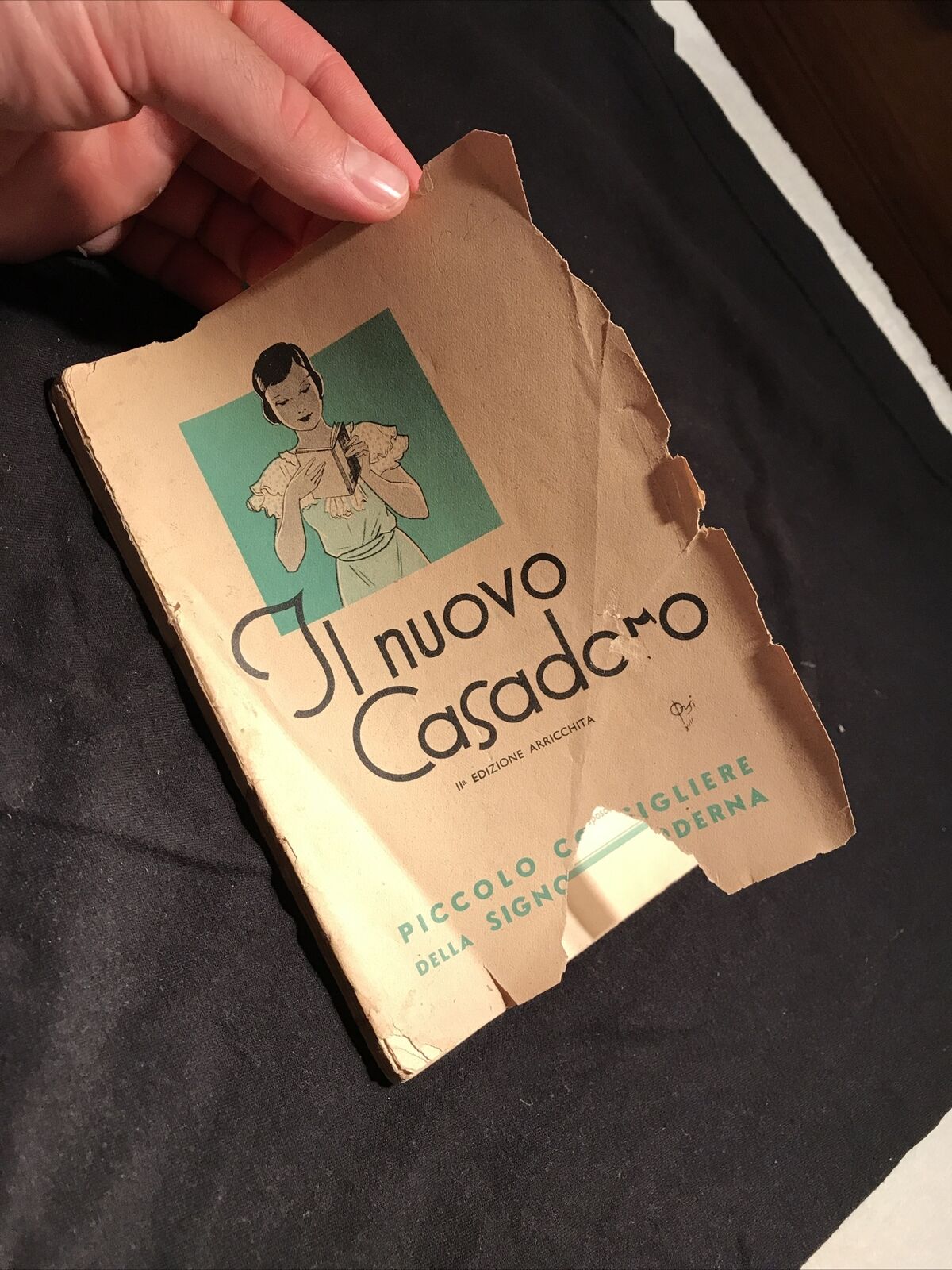 Il nuovo Casadoro Piccolo consigliere della signora moderna 1938 RICETTE CUCINA