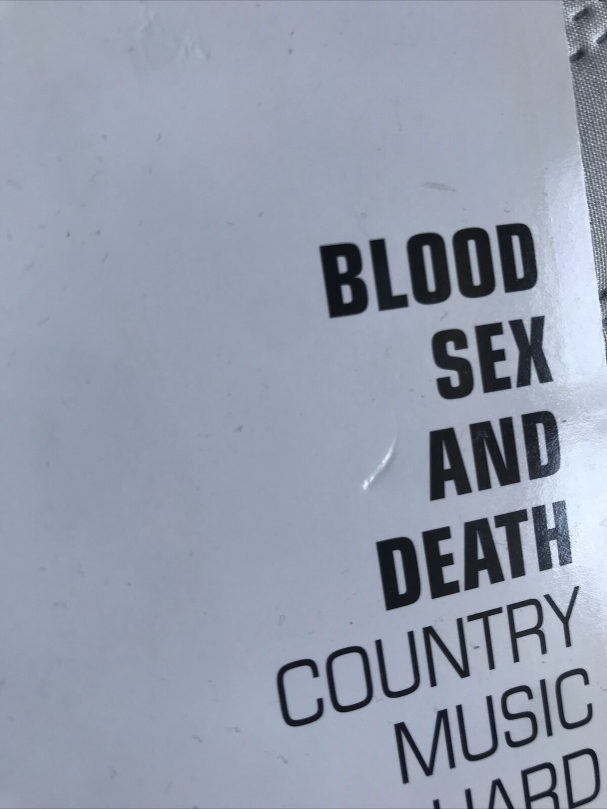 SLEAZENATION april 2001 volume 4 issue 03. Blood sex and death