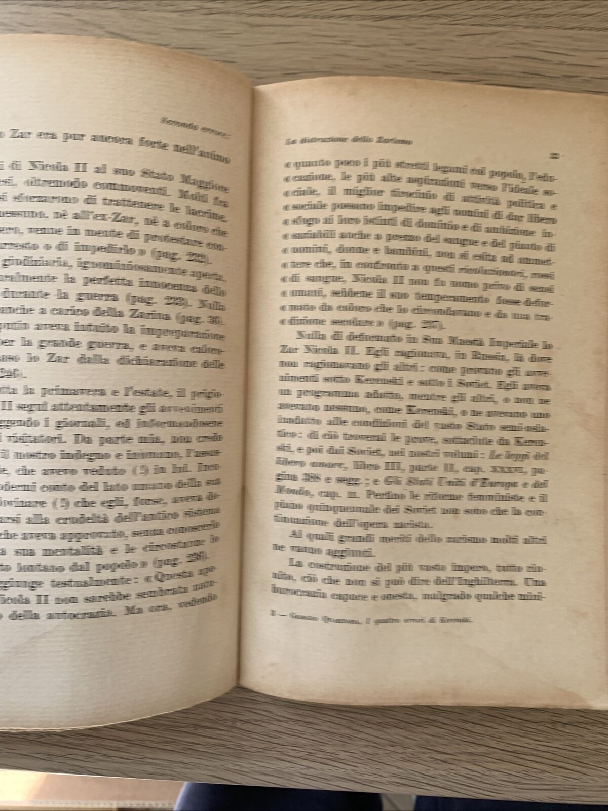I QUATTRO ERRORI DI KERENSKI QUARTARA GIORGIO FRATELLI BOCCA 1934 #