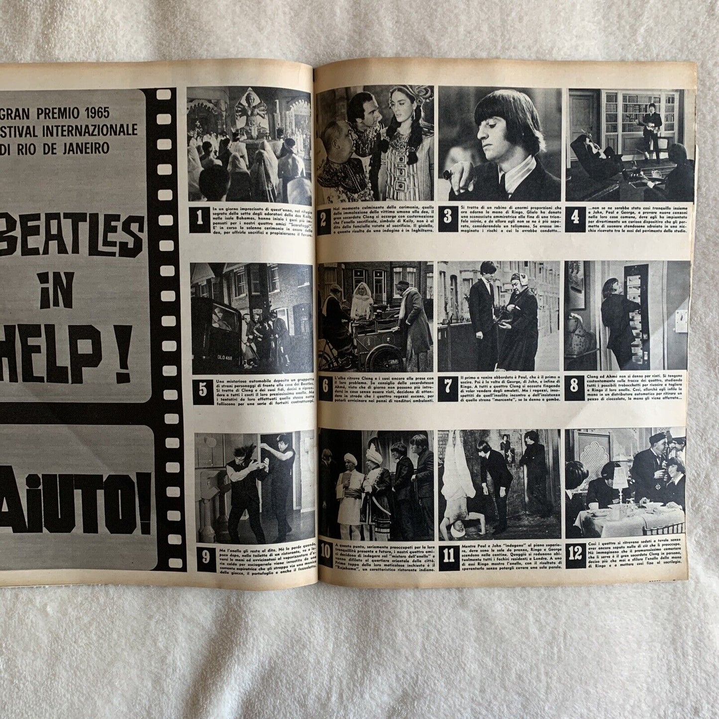 BIG N. 25 il settimanale giovane BEATLES IN 48 FOTOGRAMMI 1965 #