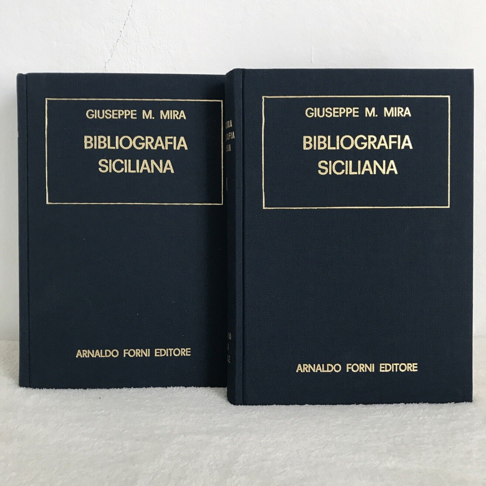 BIBLIOGRAFIA SICILIANA, Giuseppe M. Mira, Arnaldo Forni