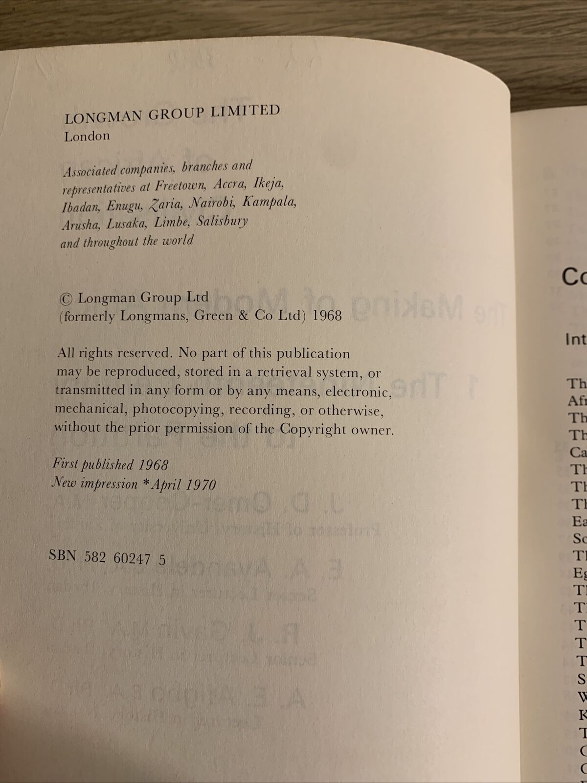 The growth of African Civilisation The making of Modern Africa Volume 1 the 19th