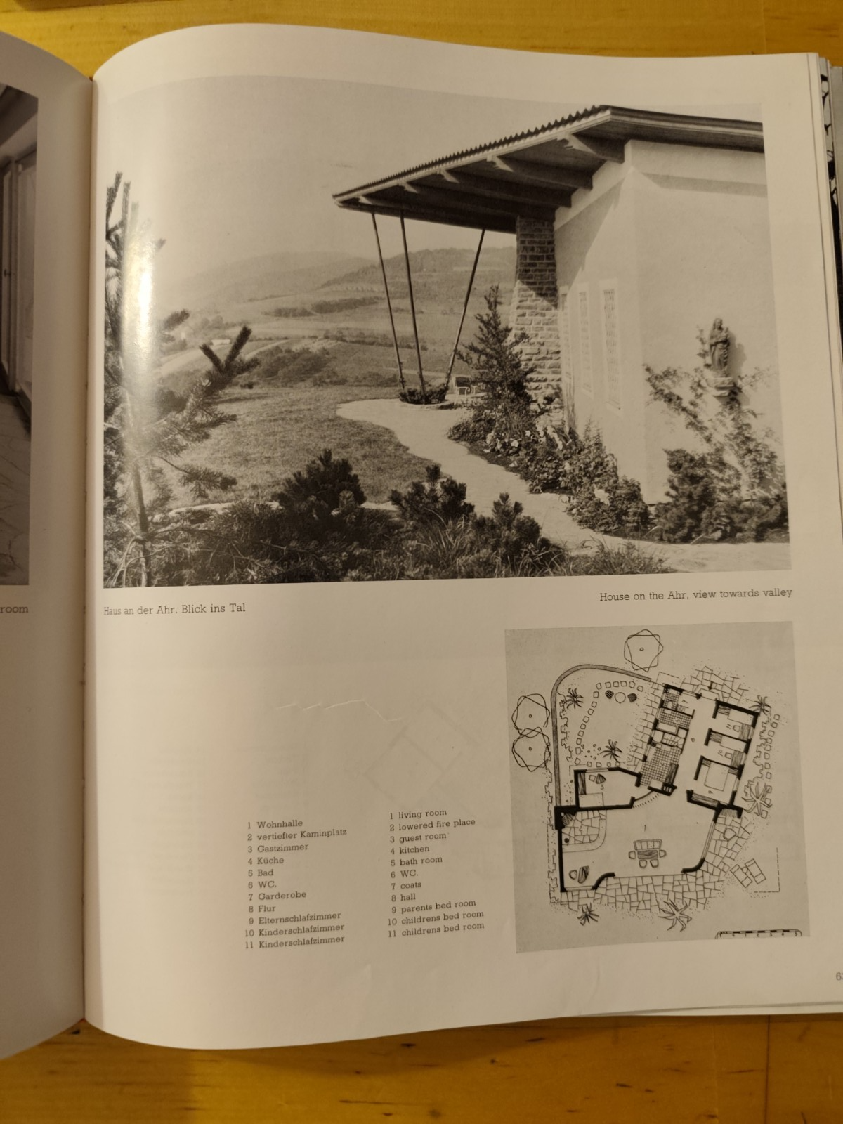 LandHauser - Bauten und raume - Brehaus de Groot - Verlag Wasmuth Tubingen 1957