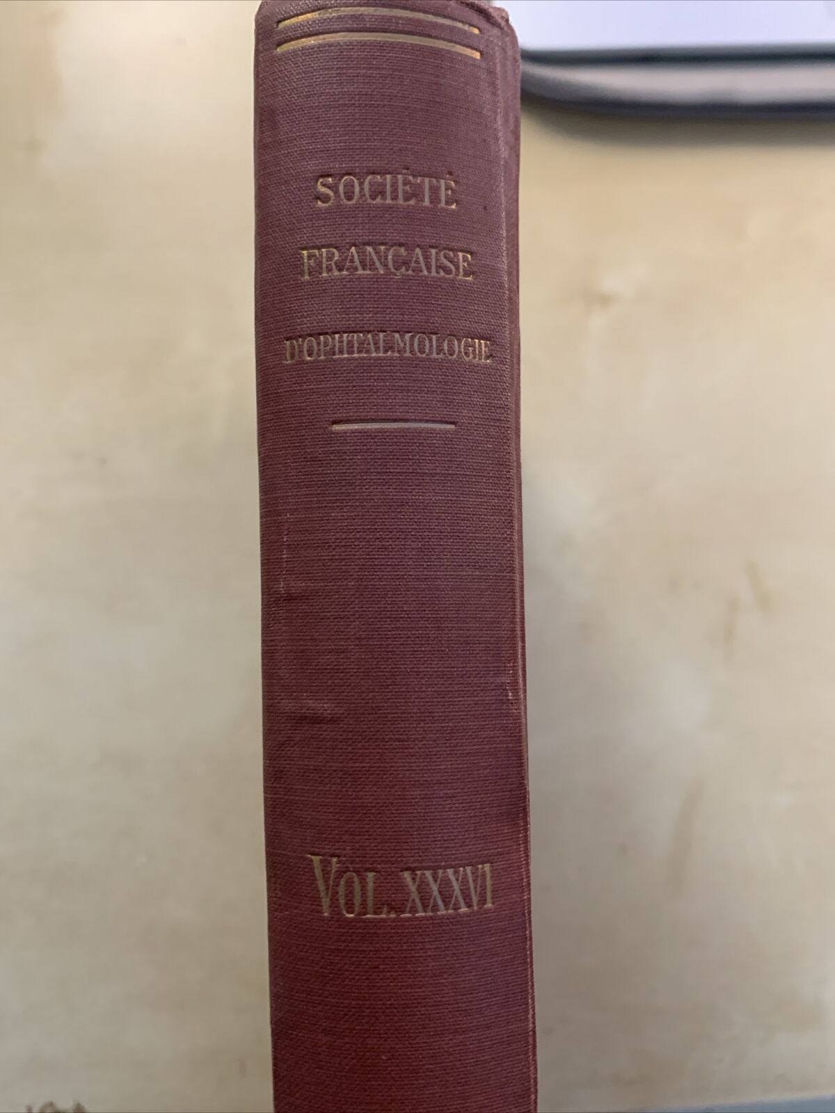 Bulletins et memoires de la société francaise d'ophtalmologie vol. XXXVI 1923