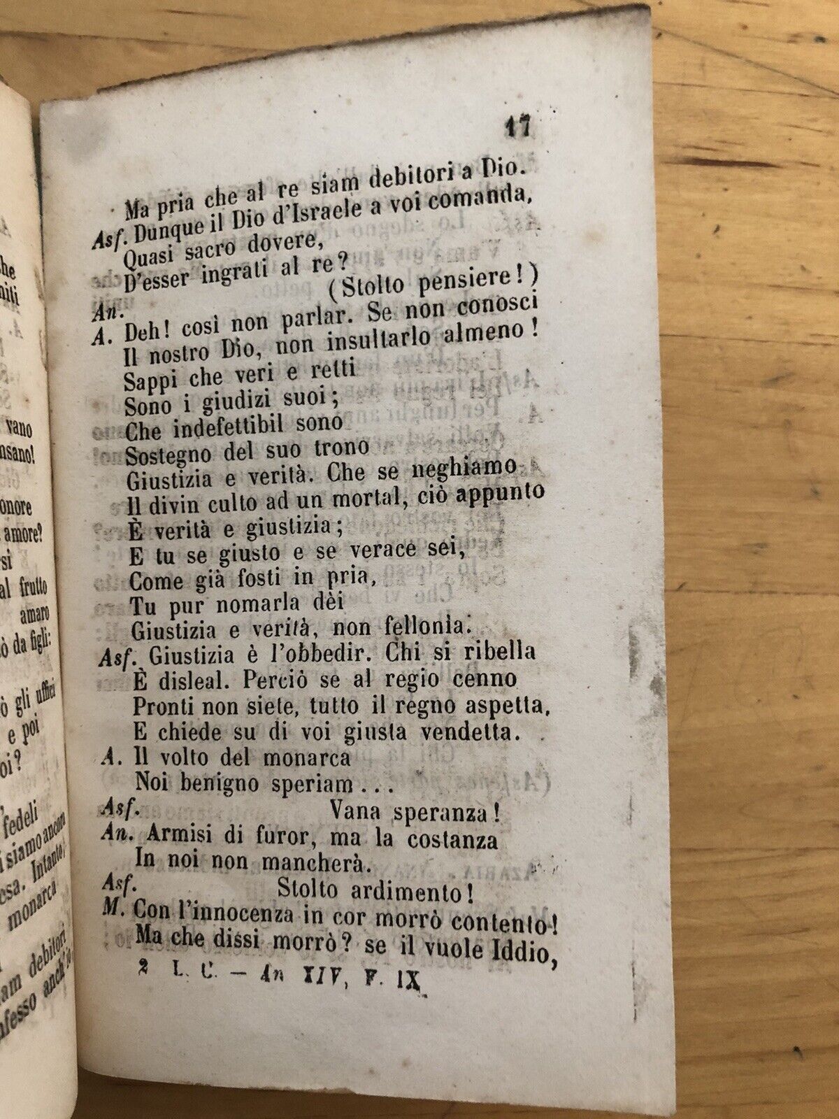 Daniele e i tre suoi compagni in Babilonia dramma in due atti. Giulio Metti 1866