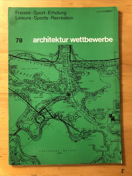 ARCHITEKTUR WETTBEWERBE 78 architettura architecture - Leisure sports   1974