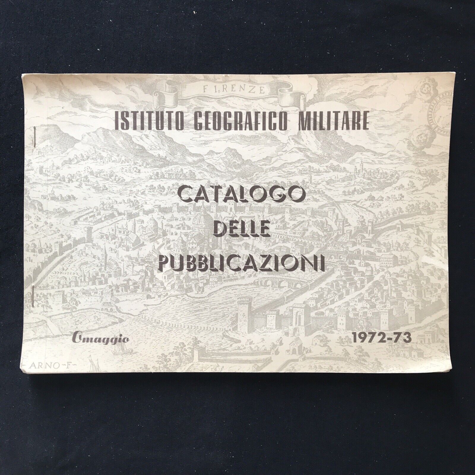 Istituto Geografico Militare, catalogo delle pubblicazioni 1972 - 73