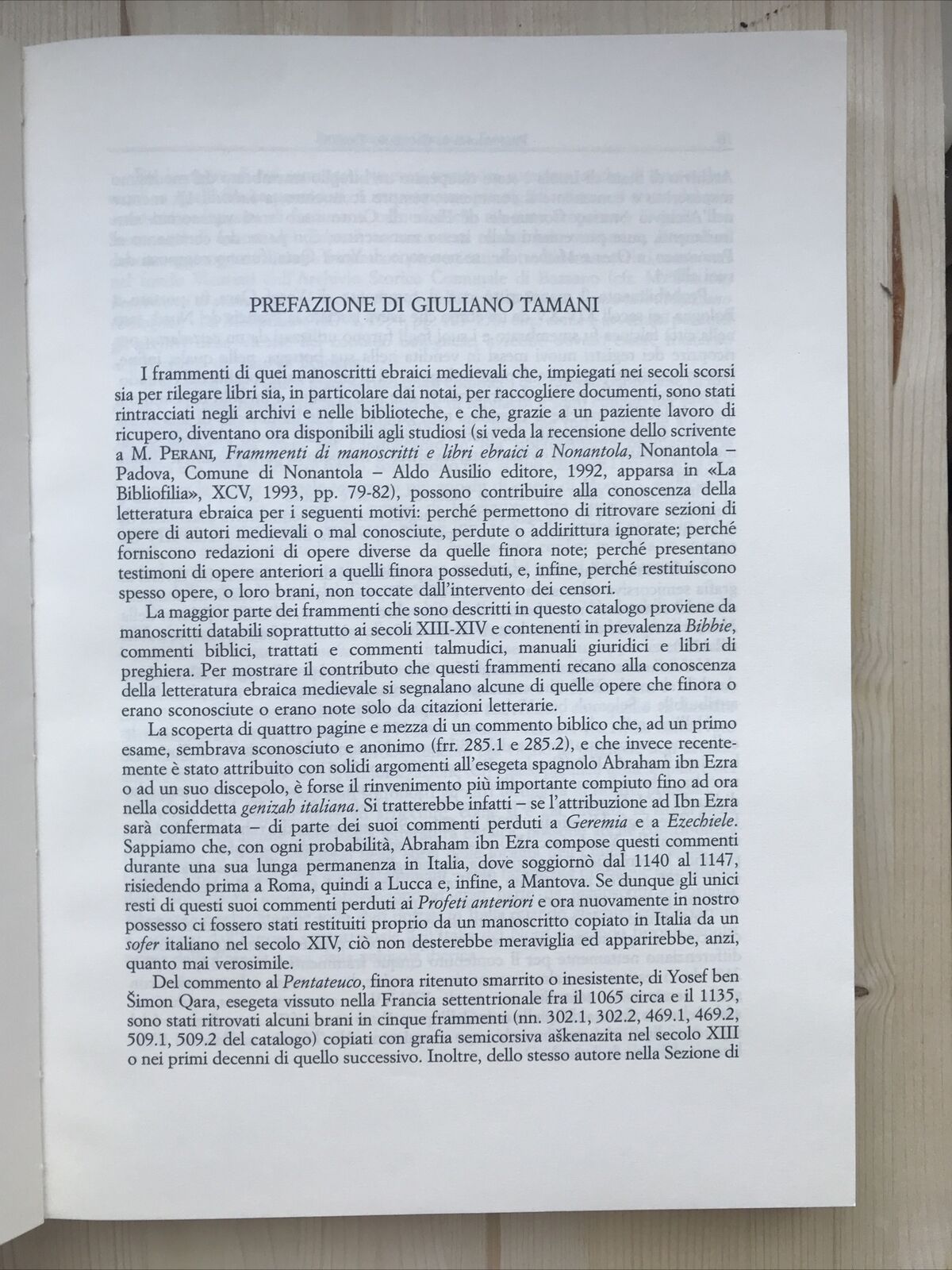 I FRAMMENTI EBRAICI DI BOLOGNA, archivio di stato e collezioni minori, Olschki