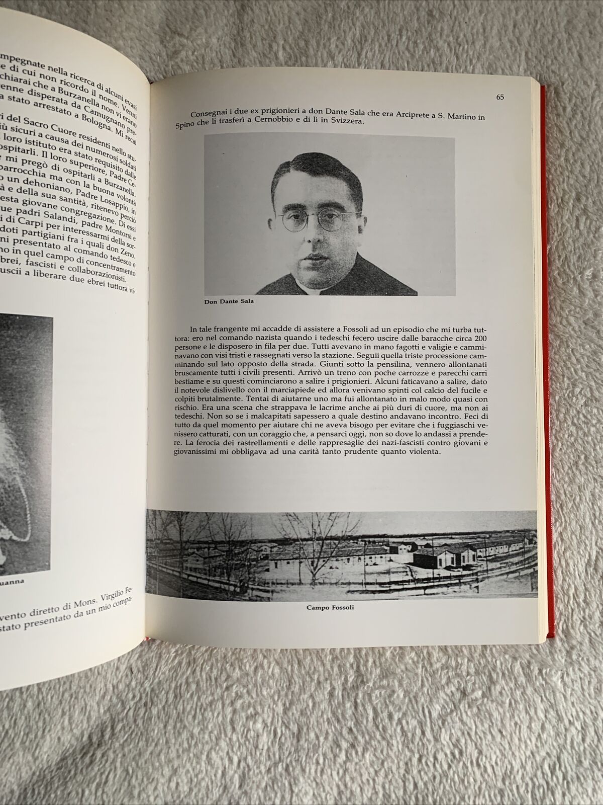 La Bufera Parroco nella resistenza. Don Luigi Tommasini *autografato* resistenza