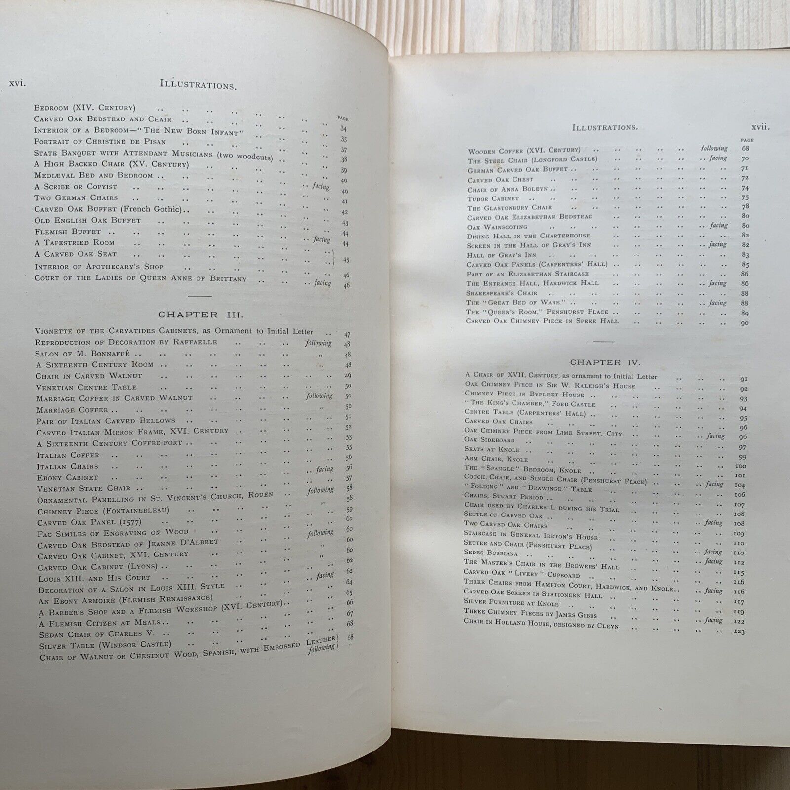 ILLUSTRATED HISTORY OF FURNITURE - STORIA ILLUSTRATA DELL'ARREDAMENTO 1893