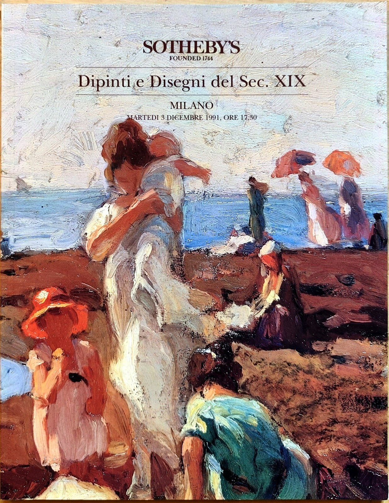Sotheby's Dipinti e Disegni del sec. XIX - 3 dicembre 1991 Milano