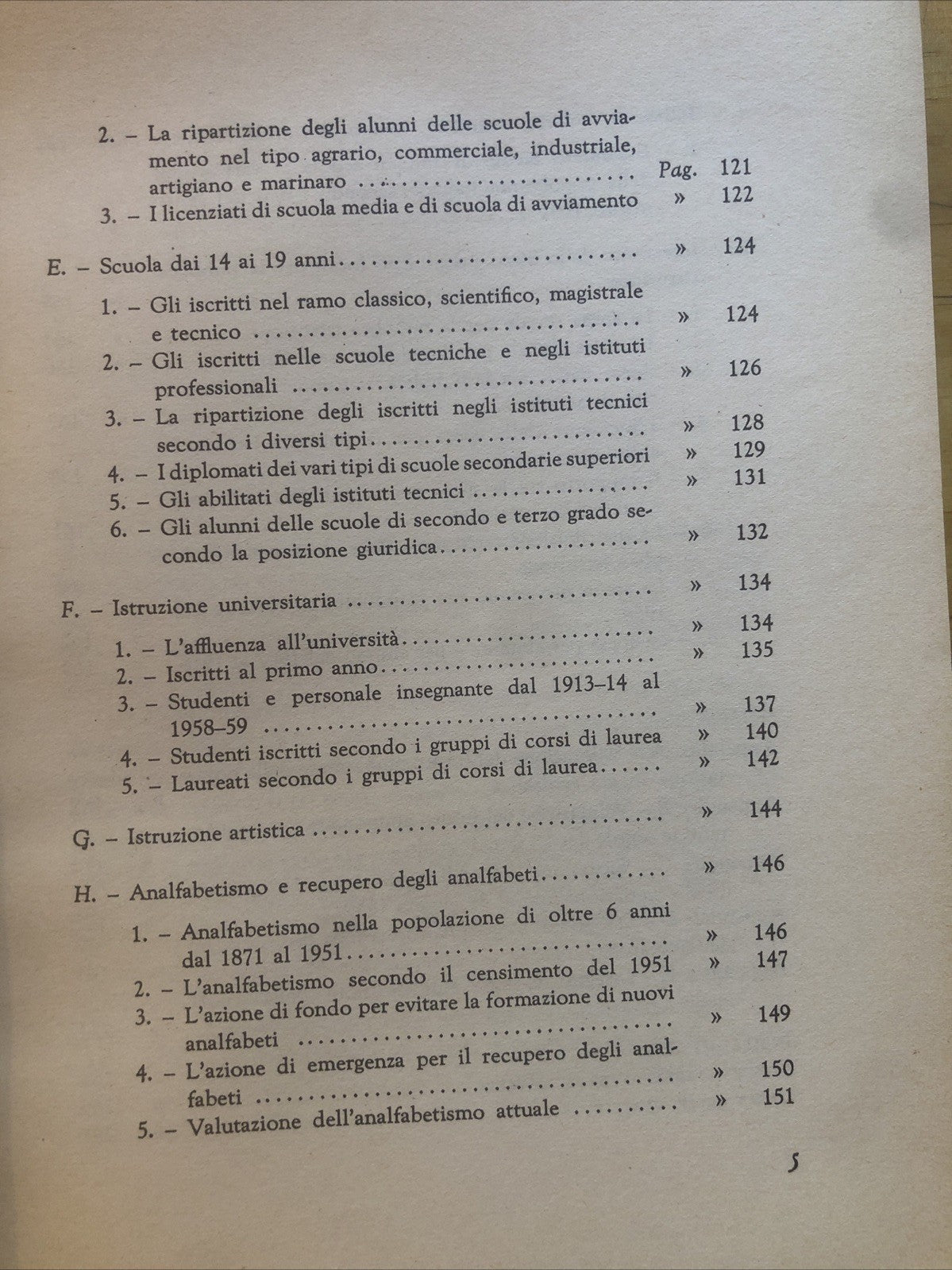 Introduzione al piano di sviluppo della scuola - Giuseppe Medici, 1959