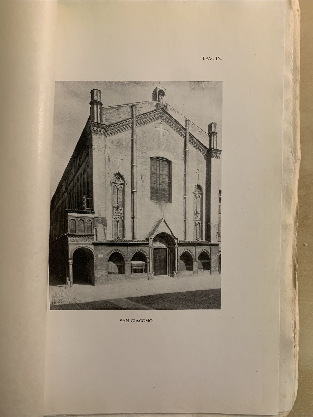 L'ARCHITETTURA SACRA IN BOLOGNA NEI SECOLI XIII E XIV. SUPINO, ZANICHELLI 1909 #