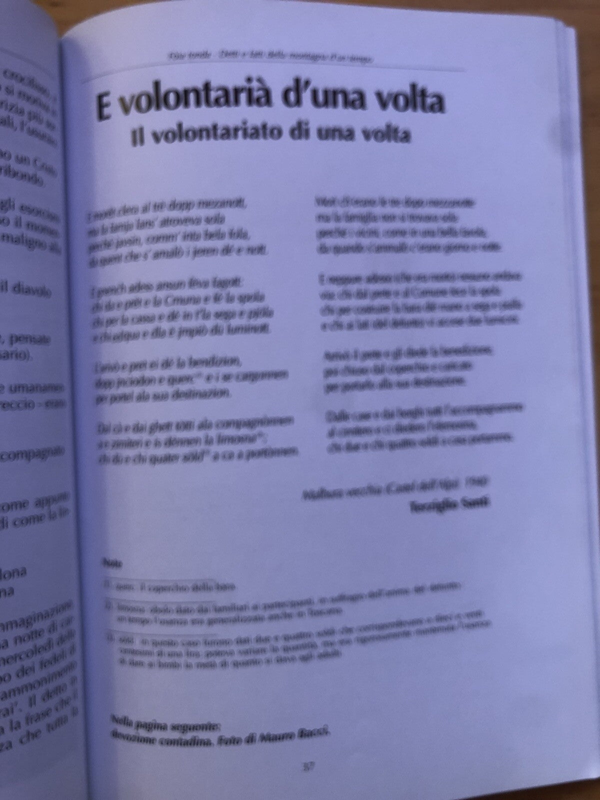 Foia Tonda detti e fatti della montagna d'un tempo A. Simoncini, Savena Setta. .