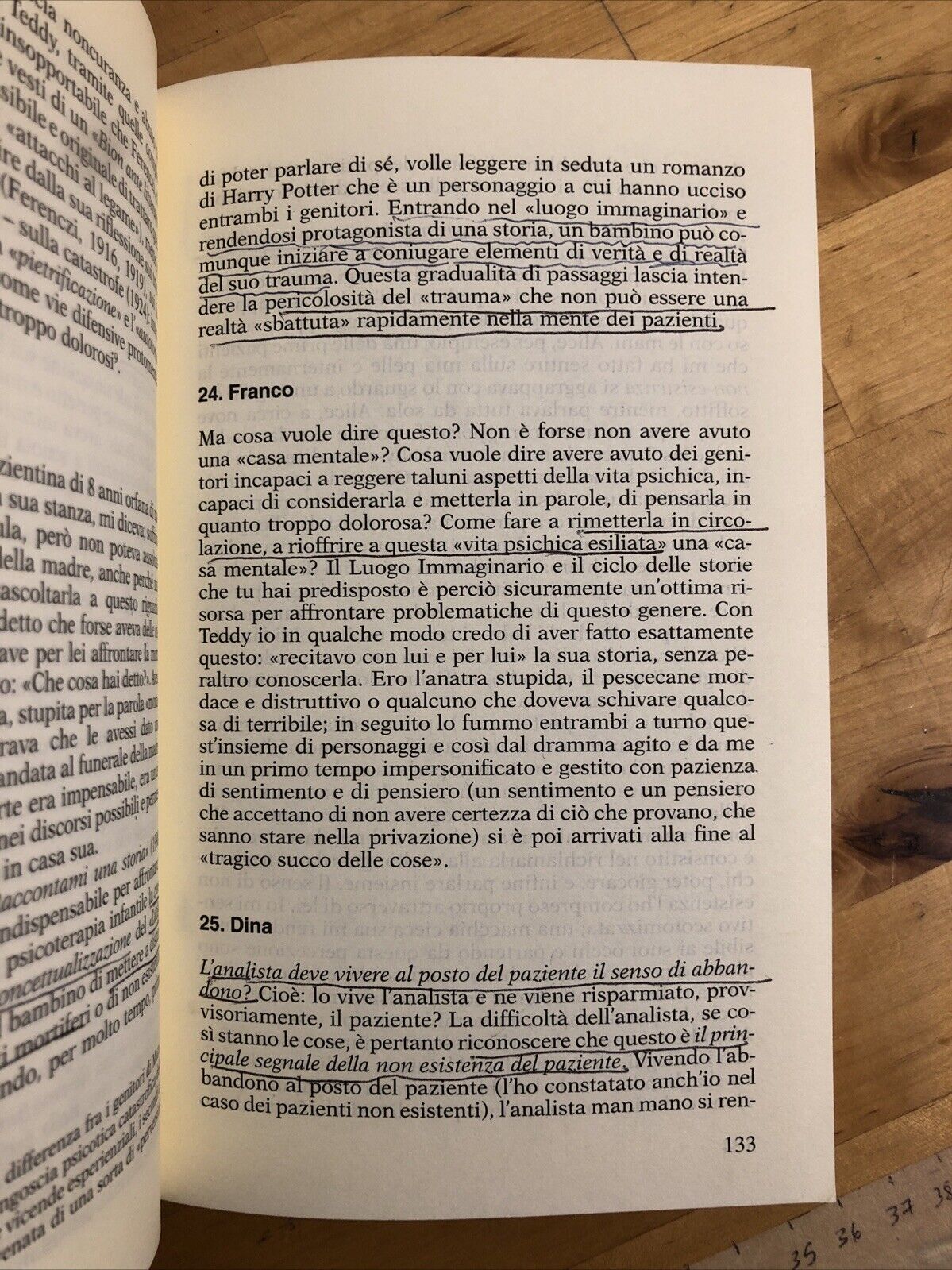 FUNZIONI ANALITICHE STATI PRIMITIVI DELLA MENTE PSICOPATOLOGIA, F. BORGOGNO