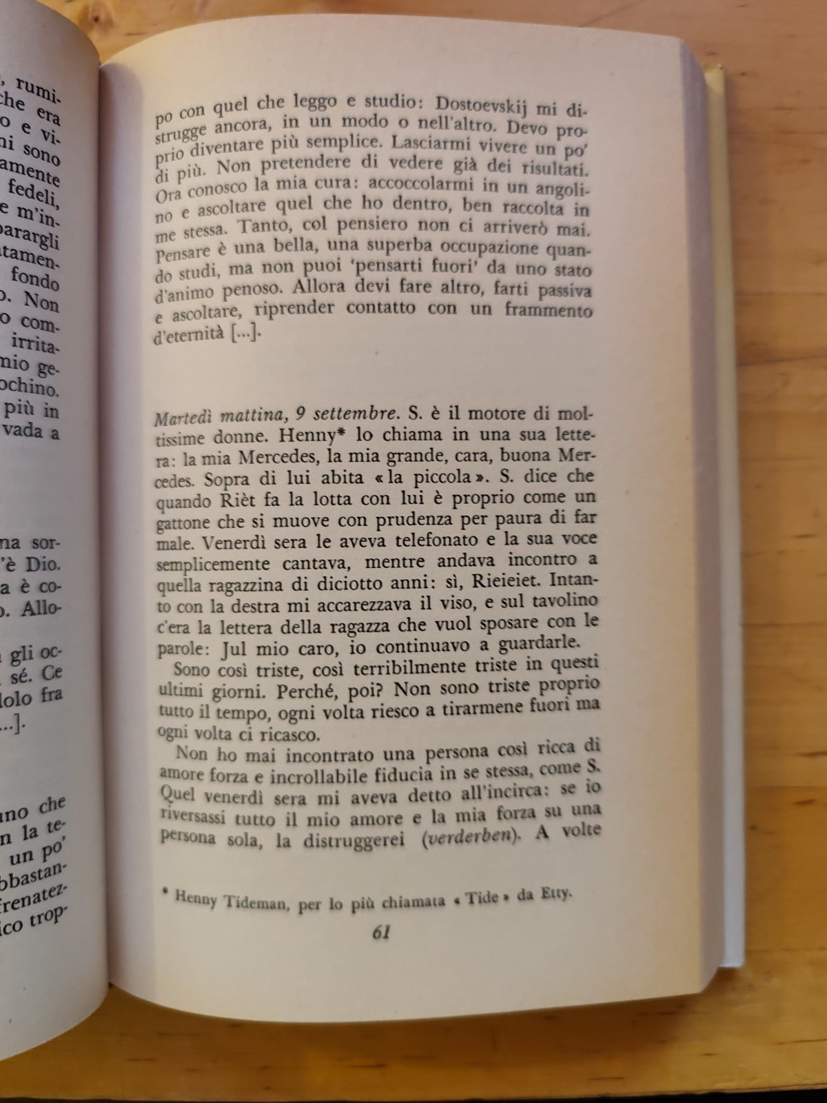 Etty Hillesum, Diario 1941-1943,  J.G. Gaarlandt CDE 1986