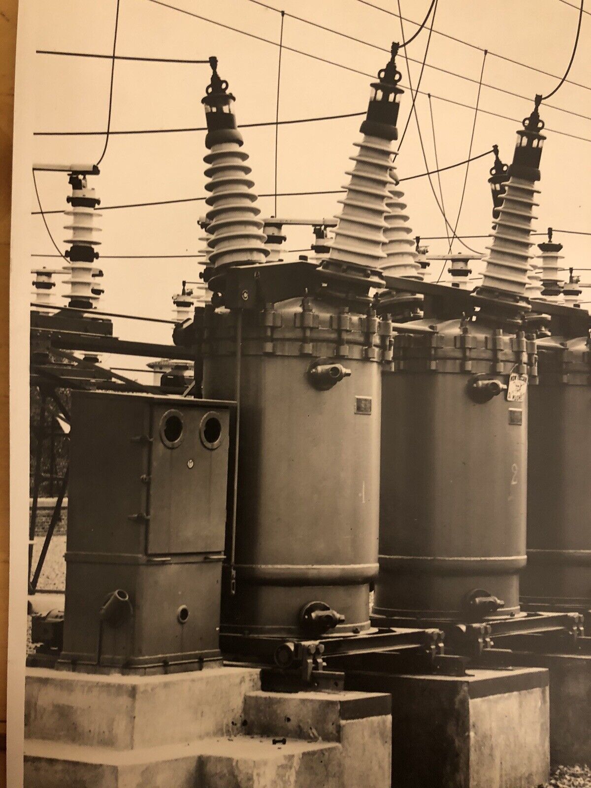 FERROVIE - SOTTOSTAZIONE GRIZZANA MORANDI - originale 1930 ca. Bologna Firenze