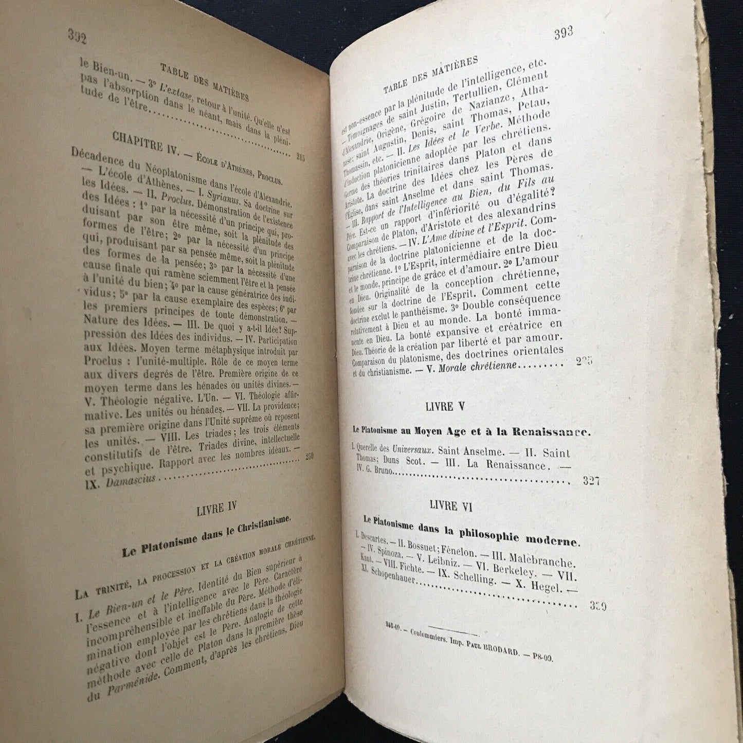LA PHILOSOPHIE DE PLATON, Alfred Fouillée, Hachette Libraire 1922, Tom troisiéme