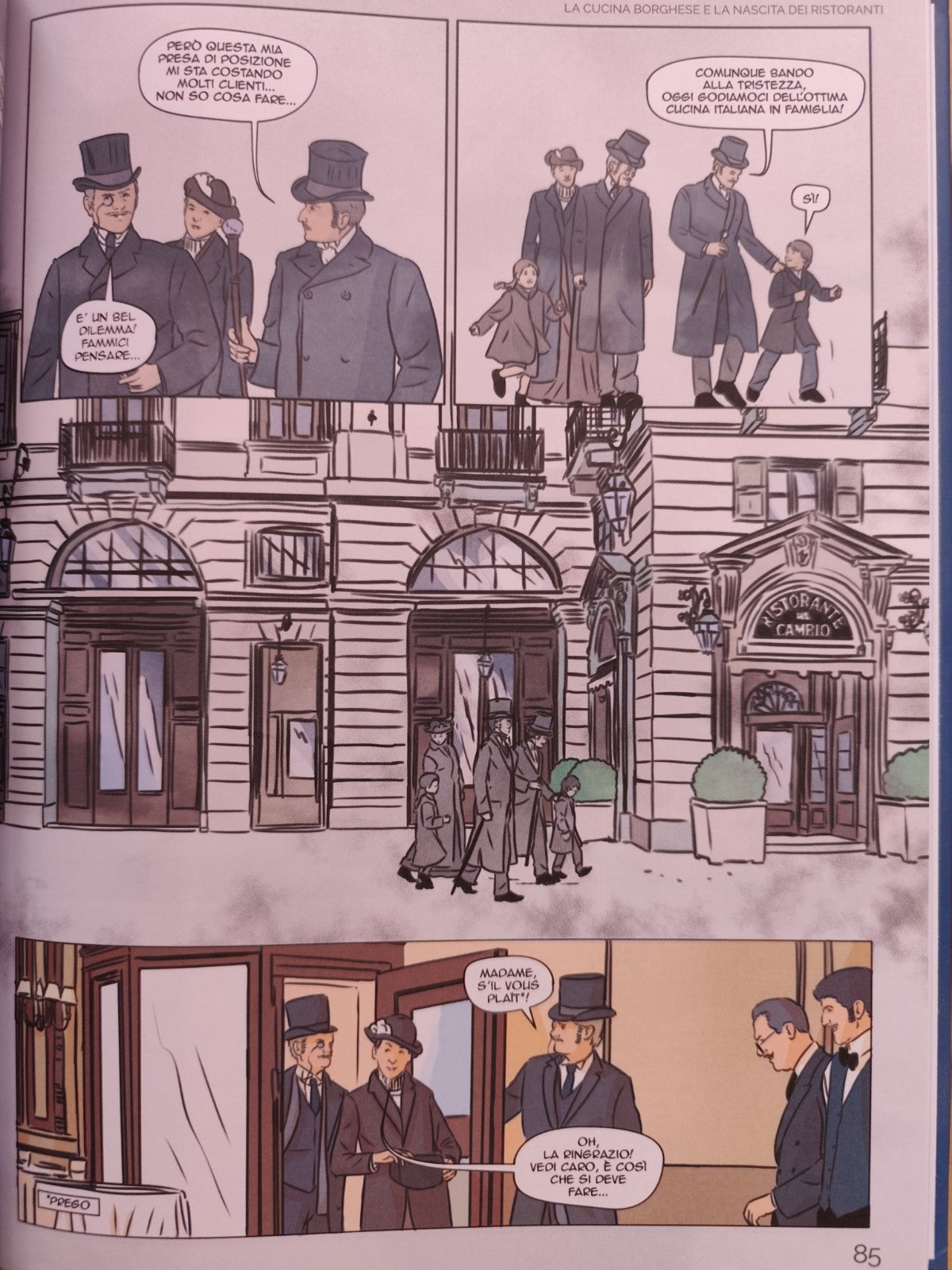 Storia della cucina italiana a fumetti dalle tagliatelle etrusche al tiramisù