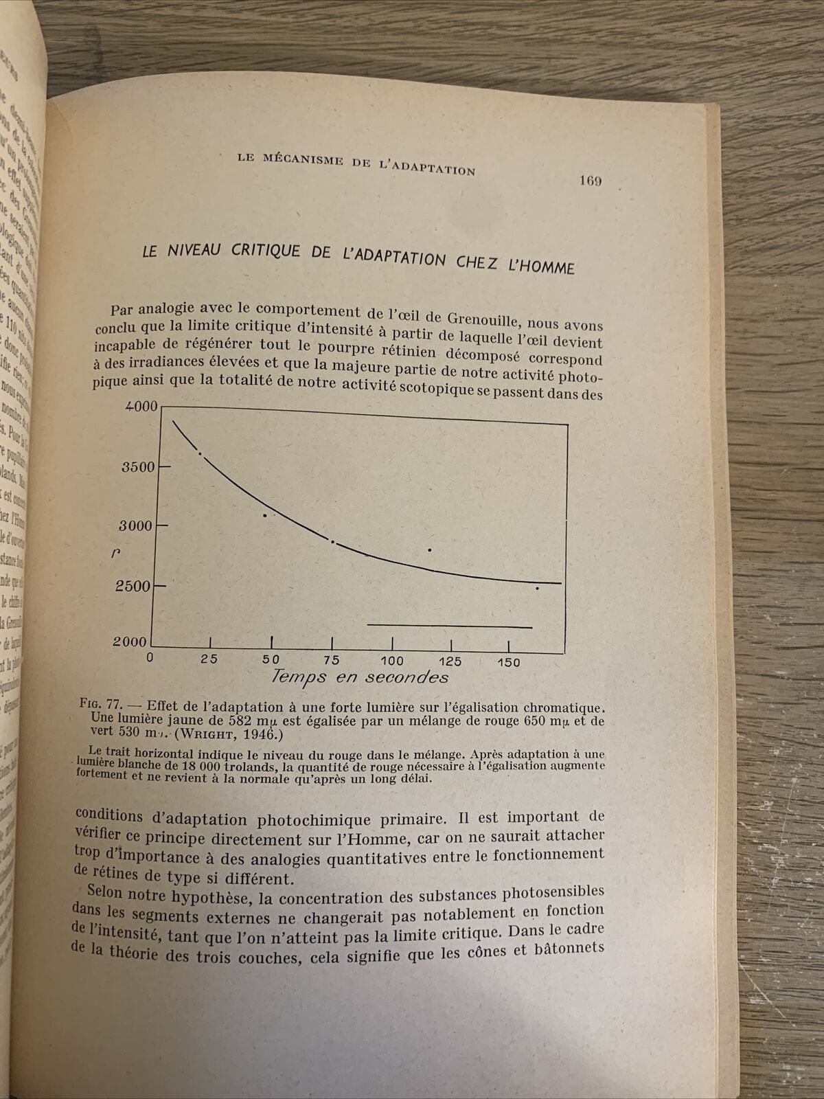 LE MÉCANISME DE LA VISION DES COULEURS. J. SÉGAL. physiologie pathologie 1953