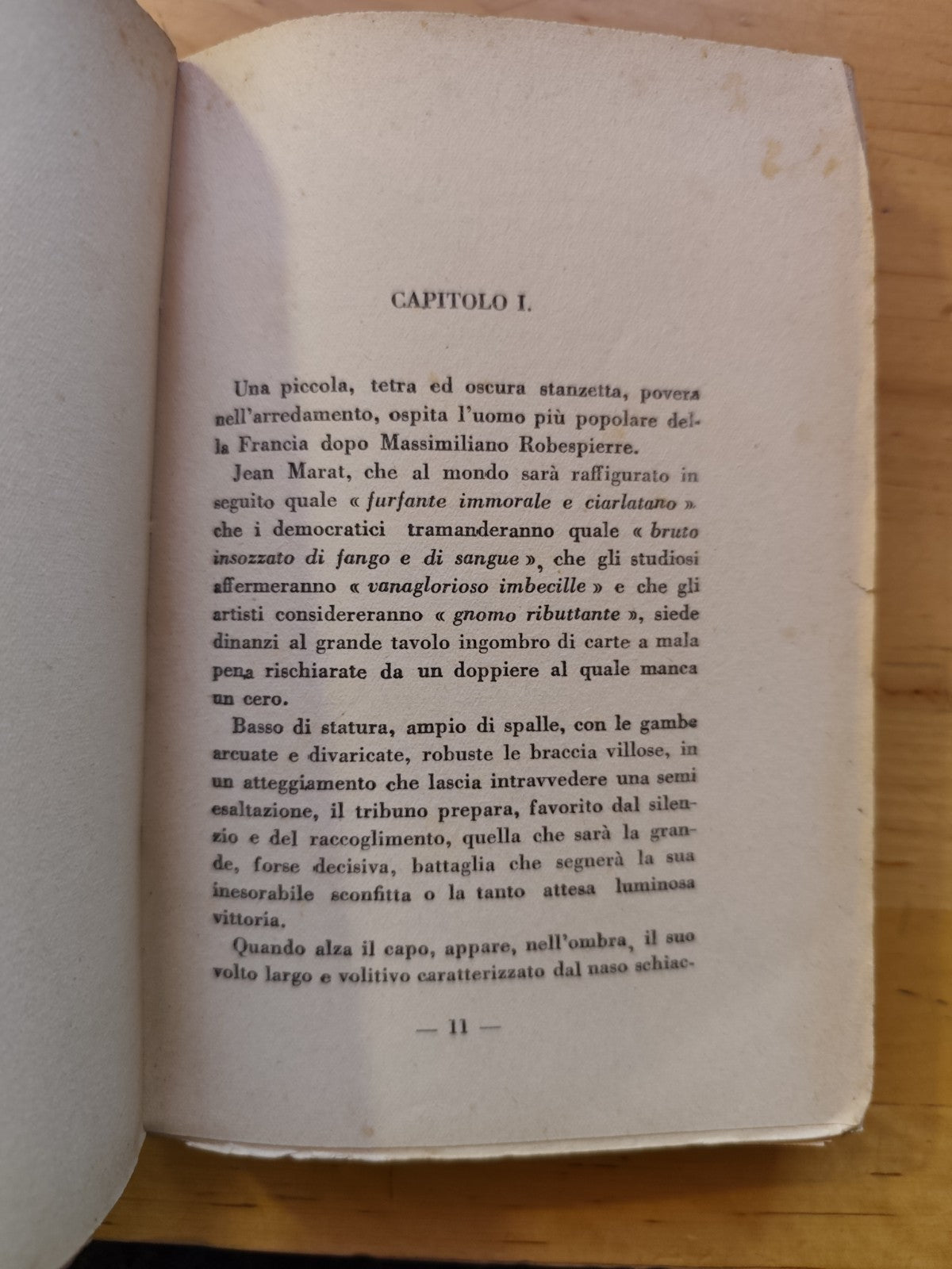 Marat - Federico Ottolenghi - edizioni Mediolanum 1935 - Collana Uomini e folle