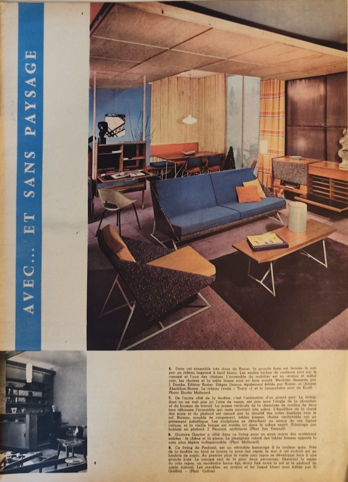 Meubles et decors Journal de L'ameublement 1956 n. 693 Les Abords de la maison 