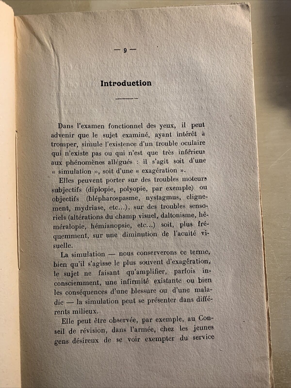 LE SIMULATEUR DEVANT L'OPHTALMOLOGISTE EXPERT - Bichelonne, Cantonnet. 1925 #
