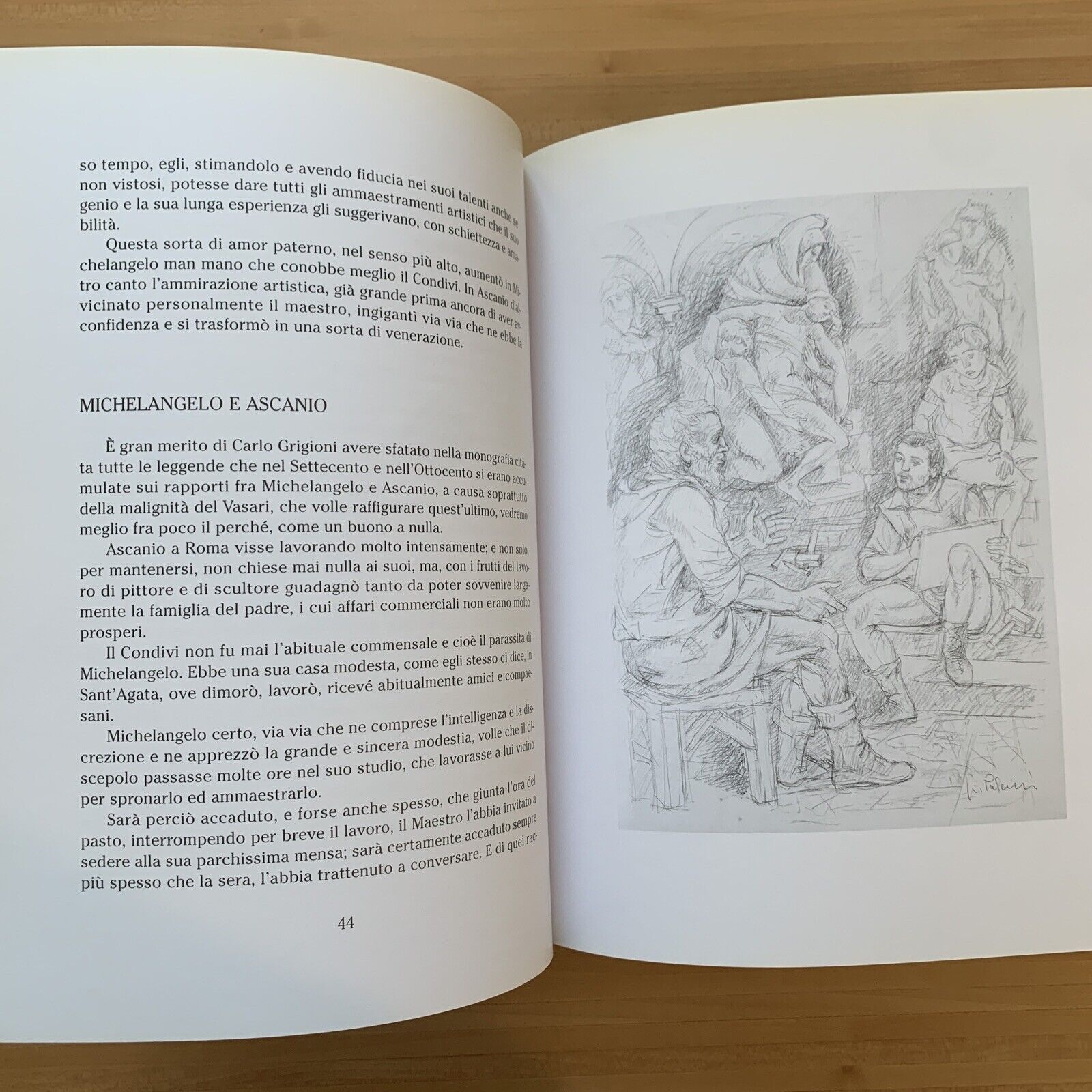 ASCANIO CONDIVI E MICHELANGELO. Giorgio Settimo 2004 #