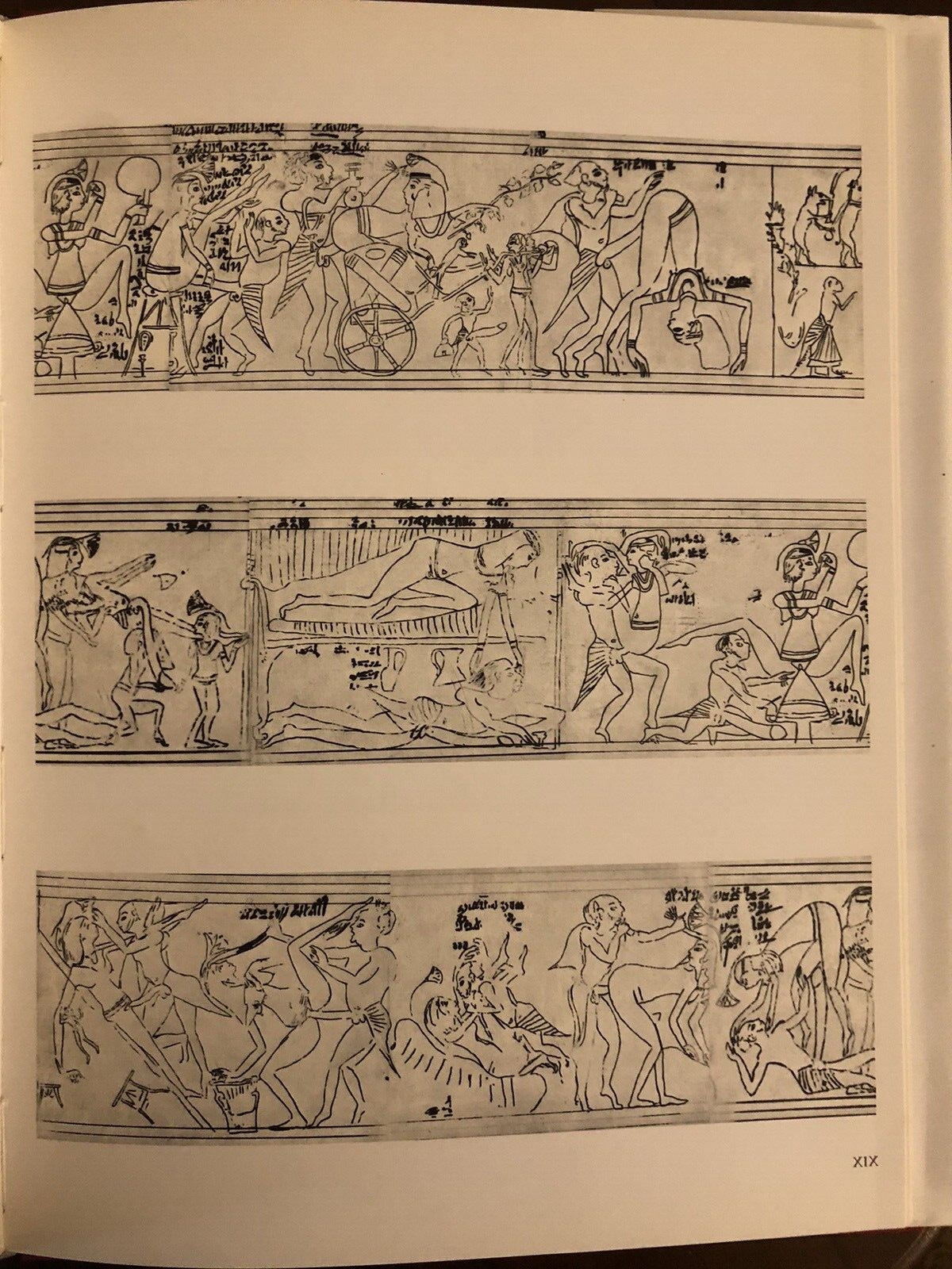 DER PAPYRUS 55001 und seine Satirisch-erotischen Zeichnungen und Inschriften