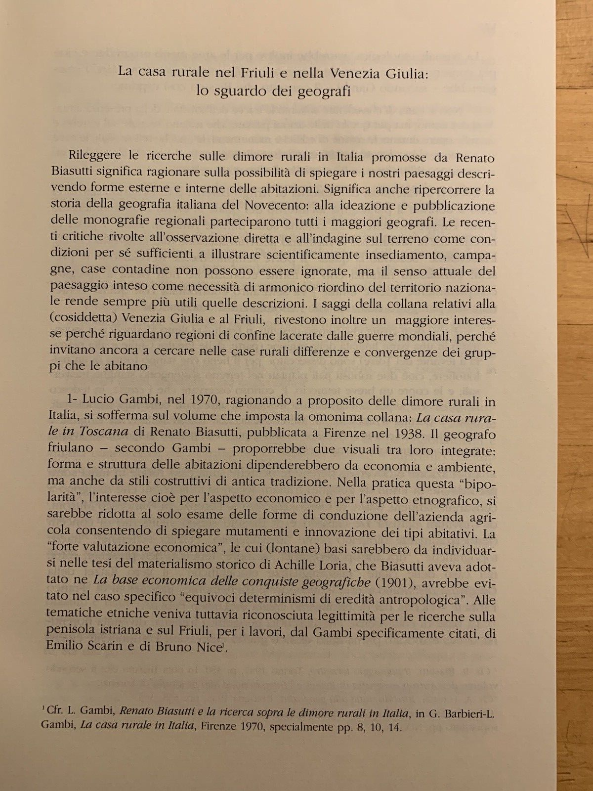 LA CASA RURALE NELLA VENEZIA GIULIA, LA CASA RURALE NEL FRIULI. ARNALDO FORNI ed