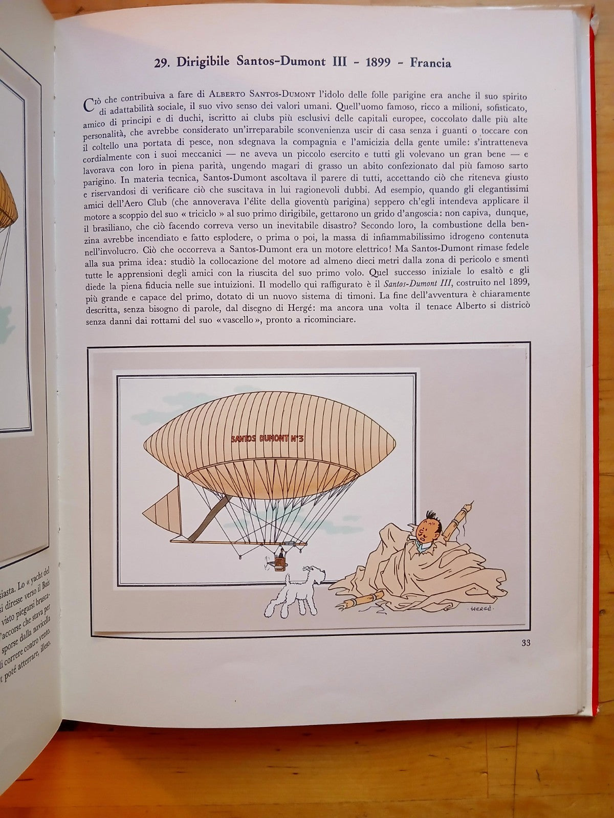 Palloni e dirigibili dalle origini ai giorni nostri - Hergé - Gandus ed. 1967