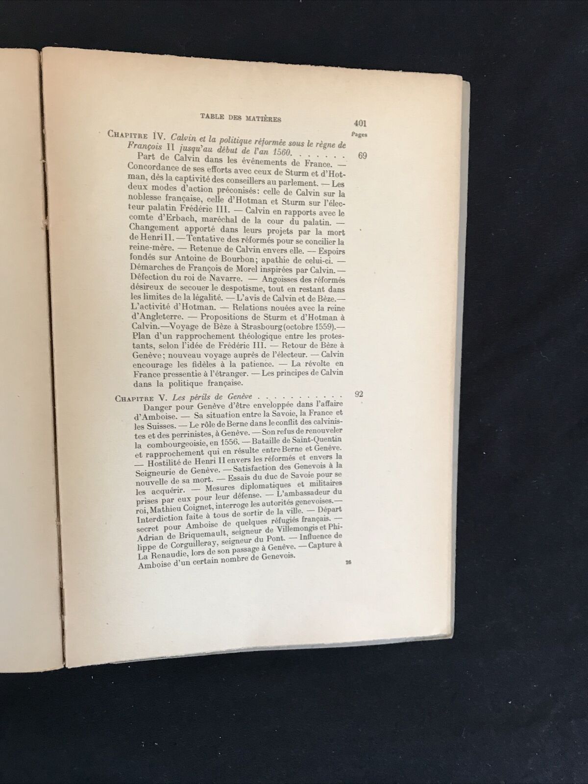 LA CONJURATION D'AMBOISE ET GENÈVE Henry Naef, E. Champion 1922