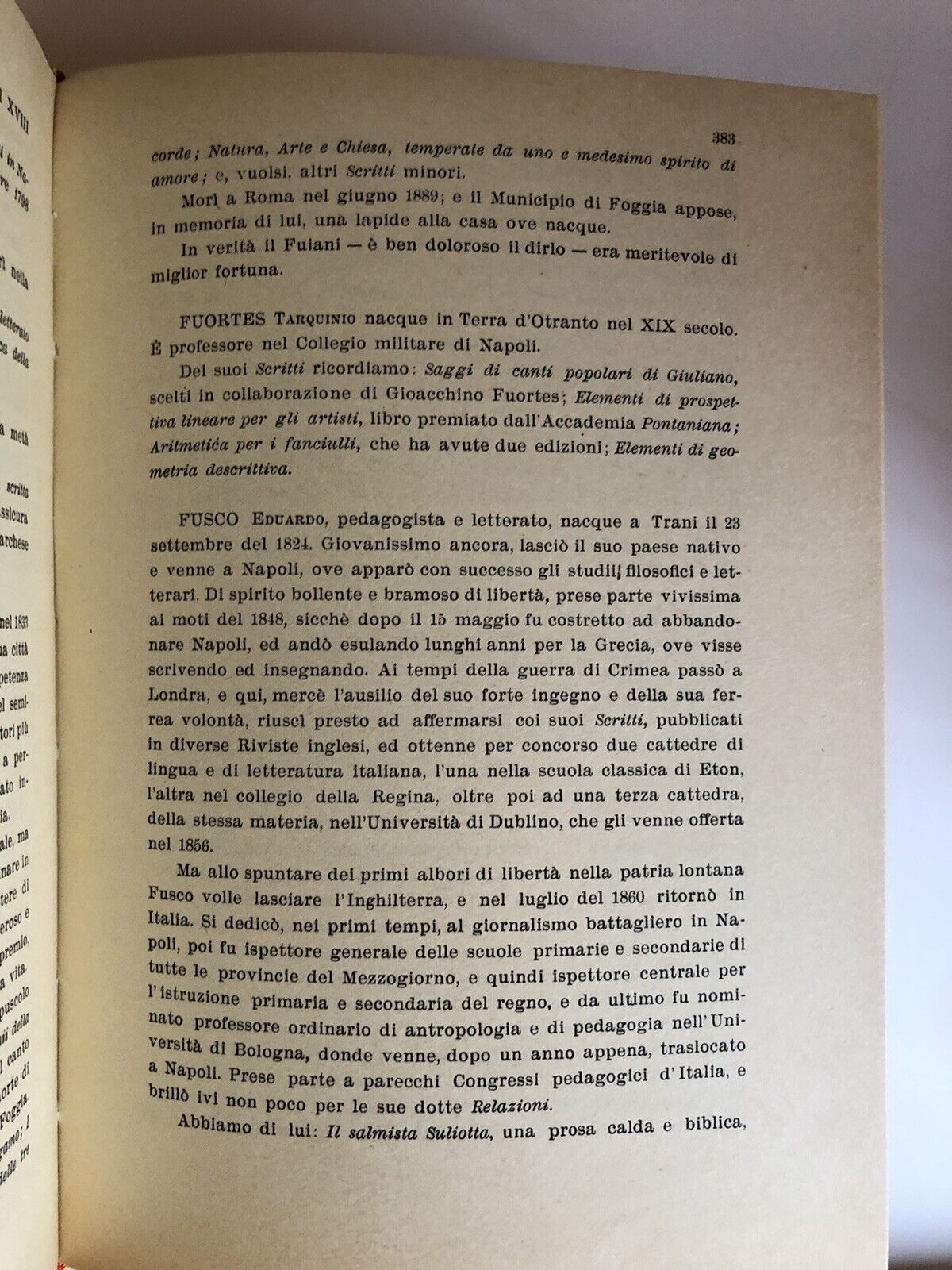SCRITTORI ED ARTISTI PUGLIESI, CARLO VILLANI - ARNALDO FORNI EDITORE ristampa