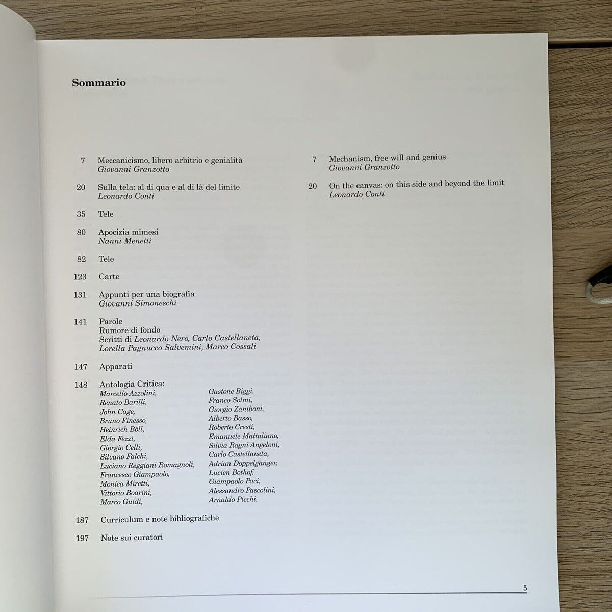 PAOLO CONTI opere su tela, Granzotto - L. Conti. Perdisa editore 2002 #
