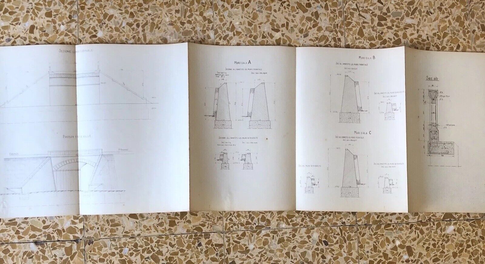 FERROVIE DELLO STATO - SOTTOVIA OBLIQUO DI LUCE RETTA M. 700 SC STRADELLAZZO