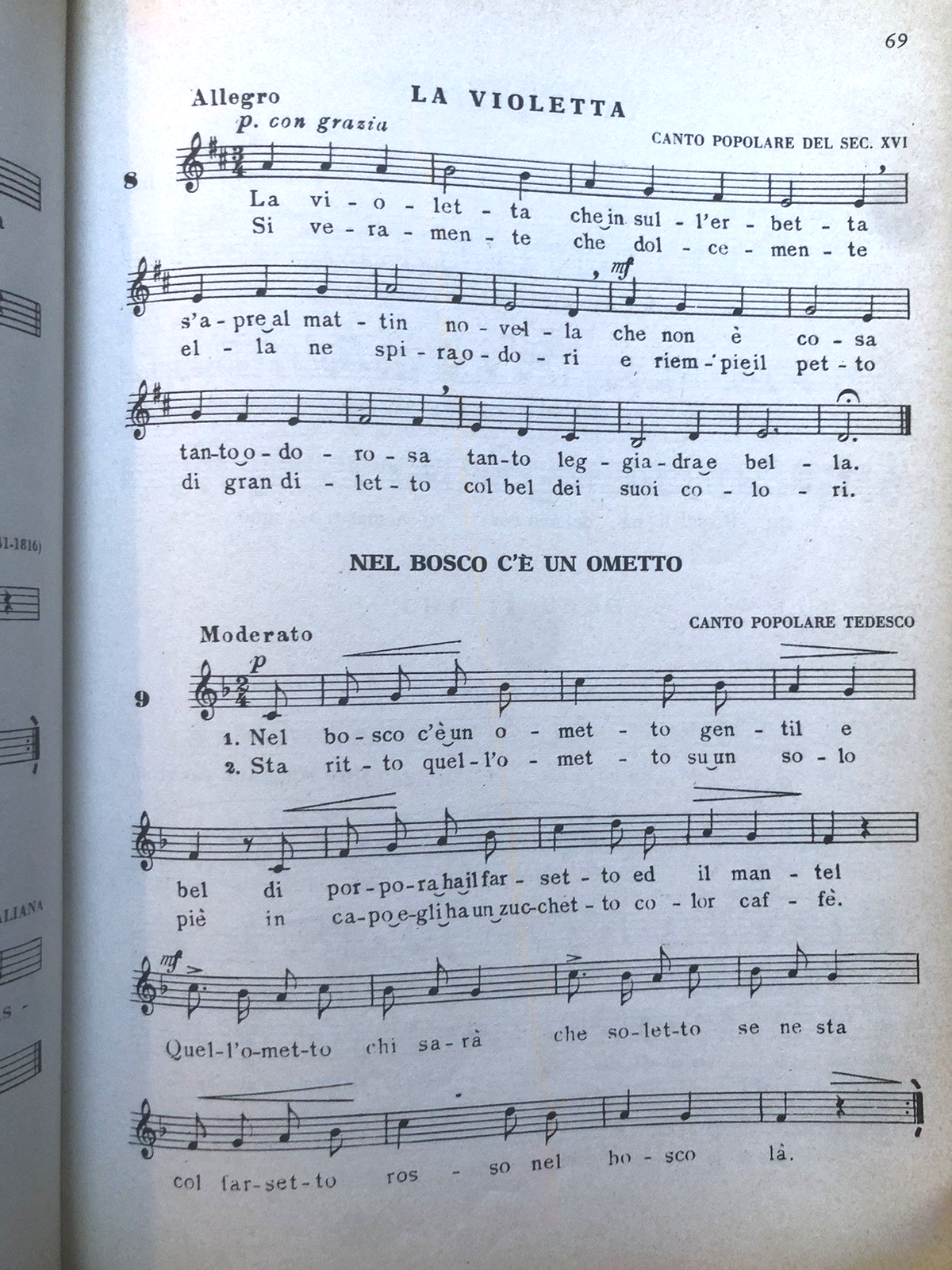 Educazione musicale con nozioni di storia della musica, R. Calamosca. Ponte Nuov