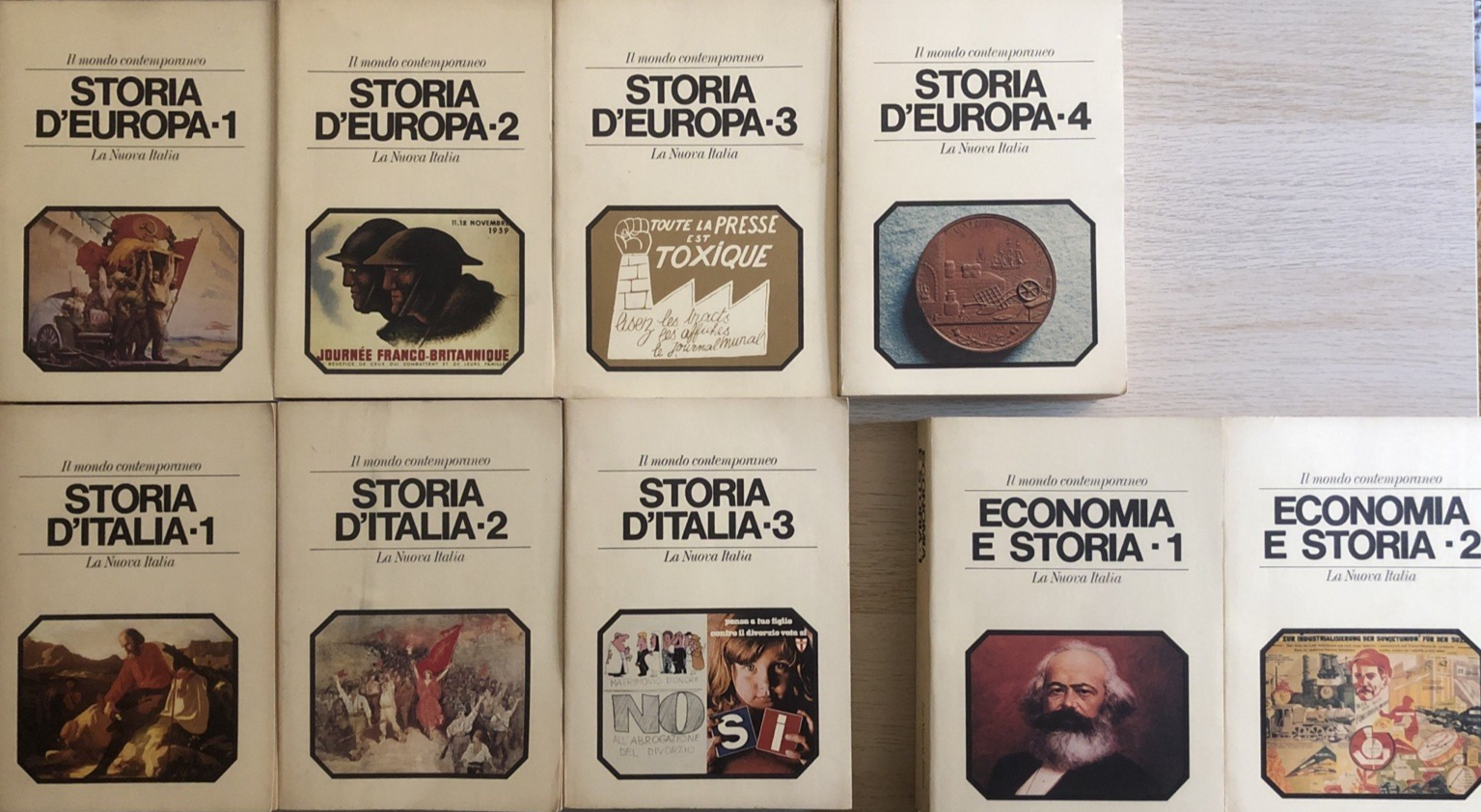 Storia d'Italia - Storia d'Europa - Economia e storia. Il mondo contemporaneo