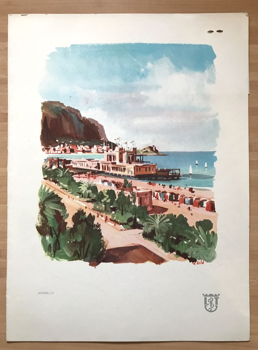 Menù Vintage Lloyd Triestino, anno 1963, T/N Galileo Galilei, crociera Inaugural