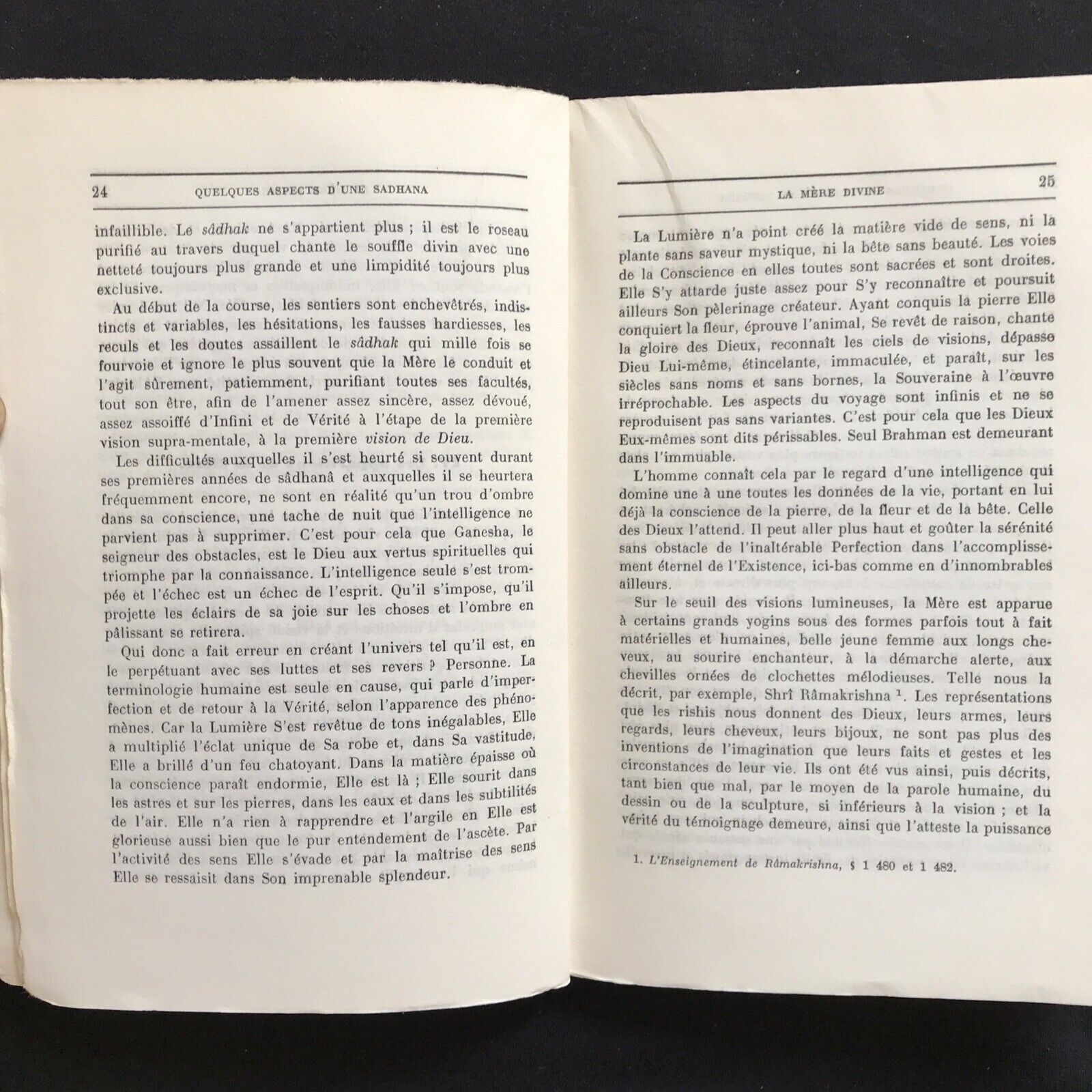 QUELQUES ASPECTS D'UNE SADHANA, Jean Herbert, Albin Michel Èd. spiritualités com