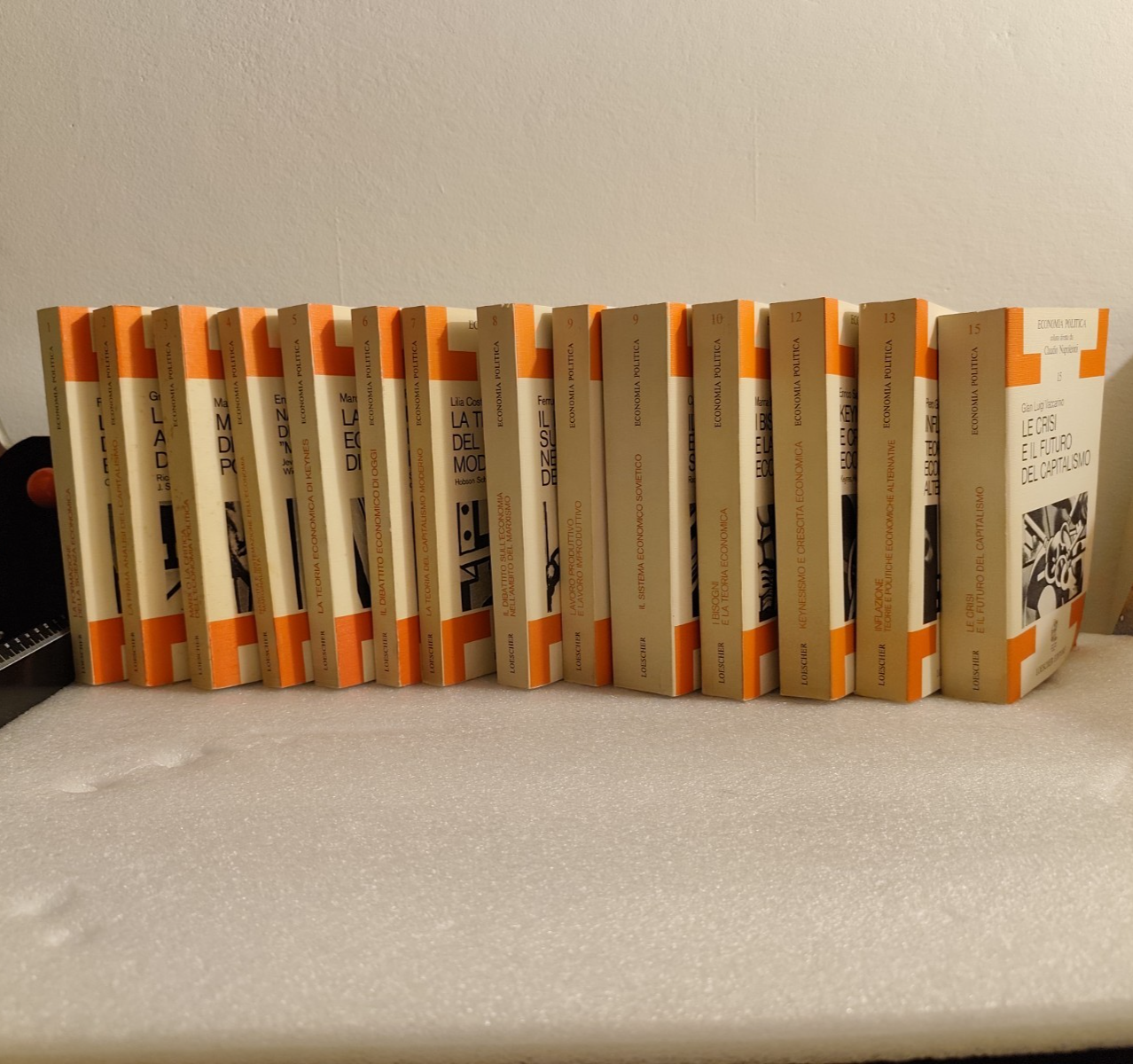 Economia Politica - Claudio Napoleoni collana Loescher editore 14 volumi 1977-82