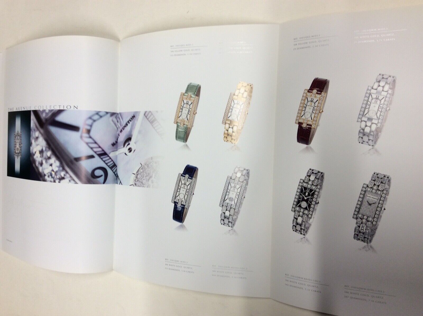 HARRY WINSTON RARE TIMEPIECES  DEPLIANT ADVERTISEMENT