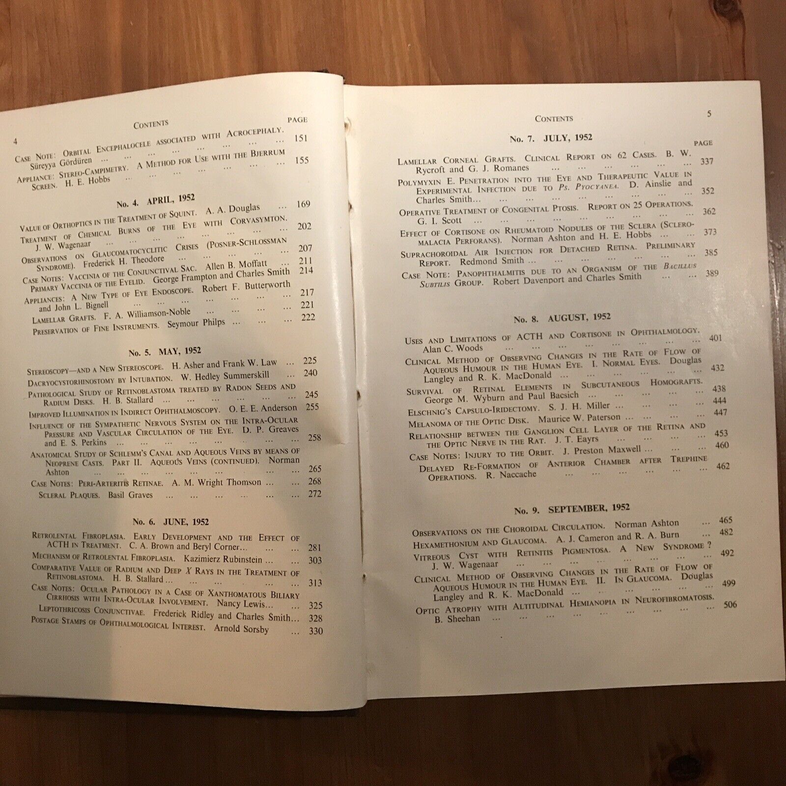 BRITISH JOURNAL OF OPHTHALMOLOGY oftalmologia, vol. XXXVI 1952 - S. Duke-Elder