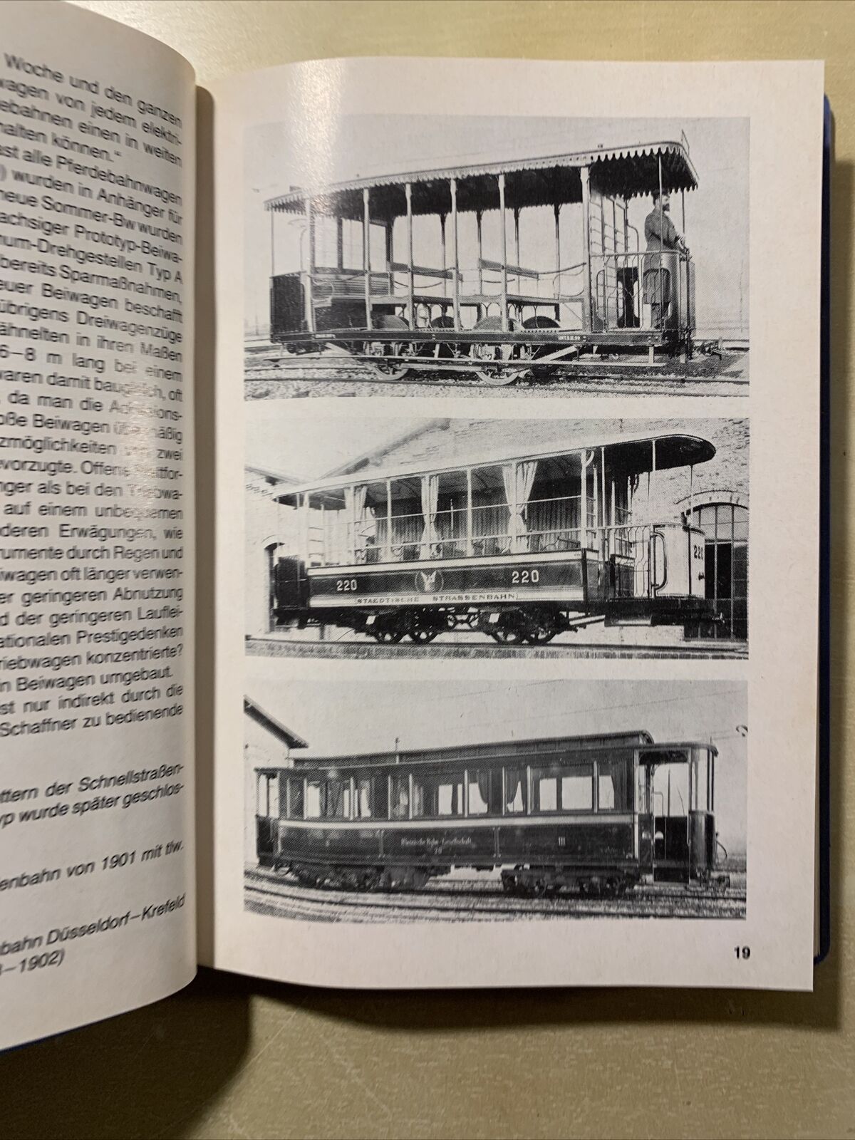 FERROVIE TRAM GERMANIA, TASCHENBUCH DEUTSCHE straßenbahn BEIWAGEN. PABST 1984 #