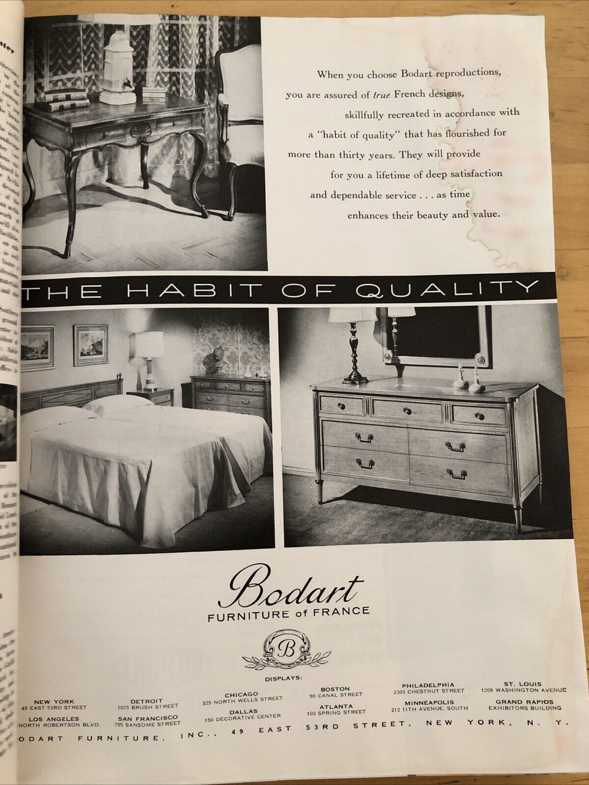 INTERIORS MAGAZINE DECEMBER 1957. Interiors, design, architecture. Olga Gueft