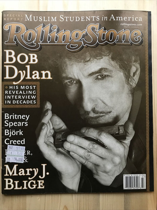 Rolling Stone Magazine November 2001 Issue 882 Dylan Britney Spears Bjork Creed#