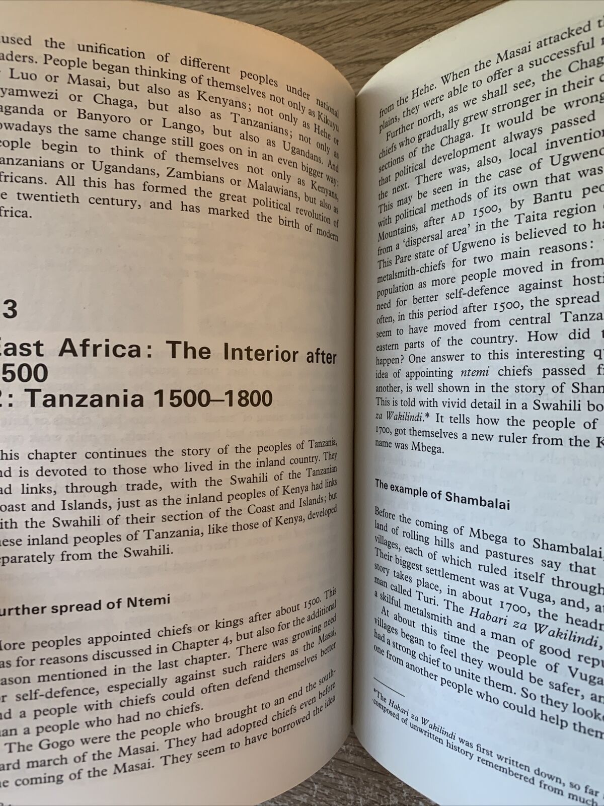 The growth of African civilisation East and central Africa to the late nineteent
