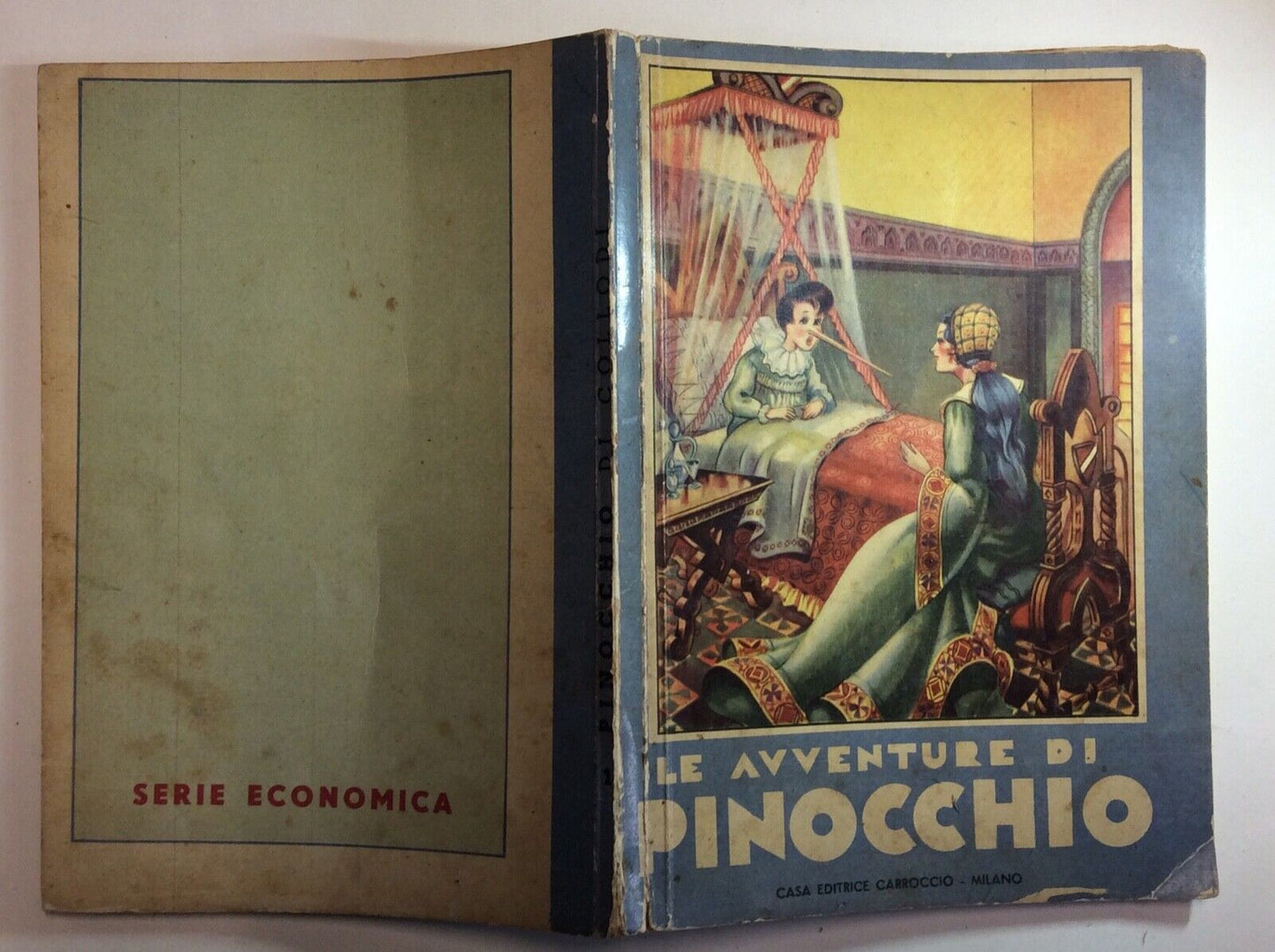 LE AVVENTURE DI PINOCCHIO - CASA EDITRICE CARROCCIO, 1941